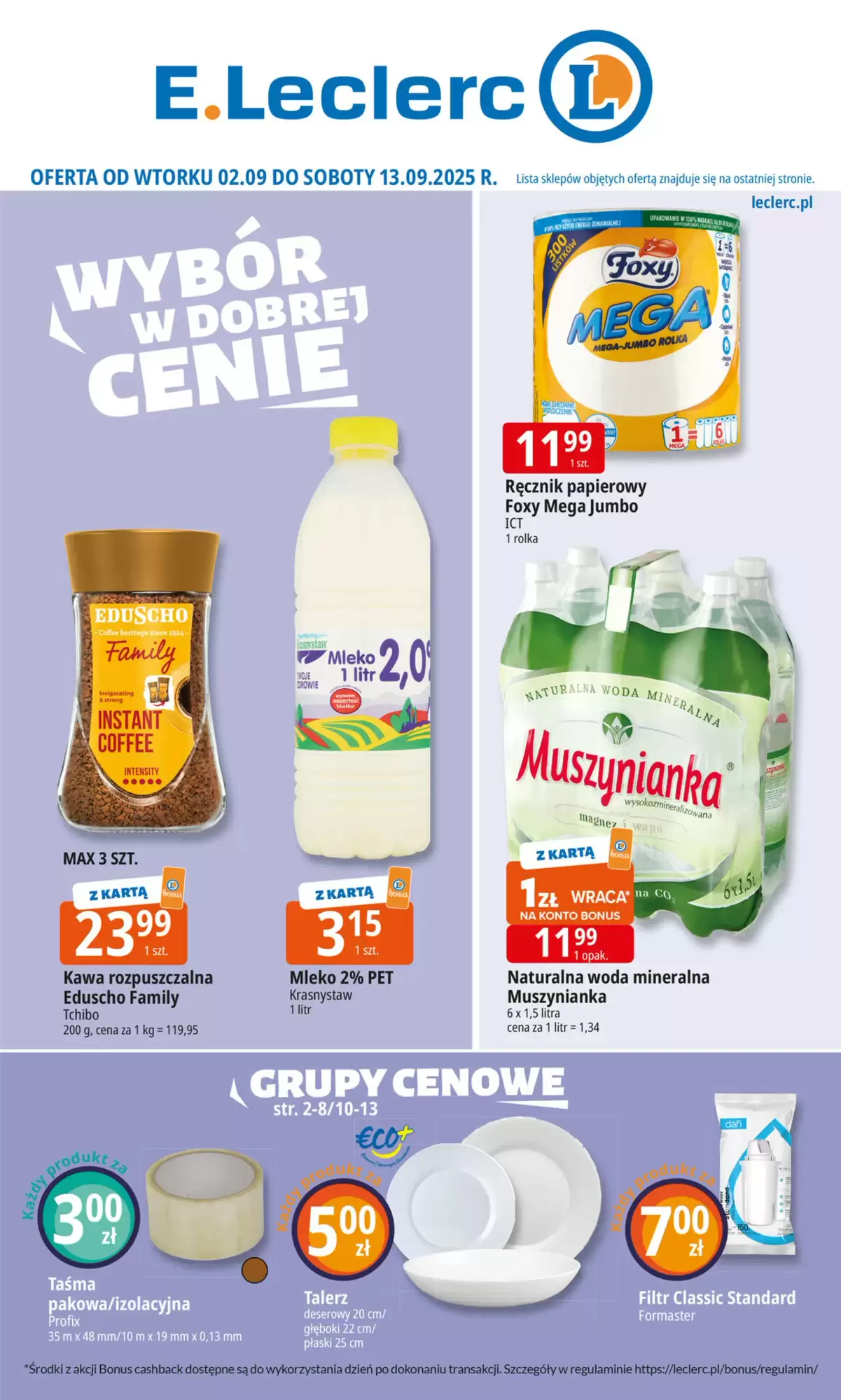 E.Leclerc Gazetka 02.09.2025 - 13.09.2025