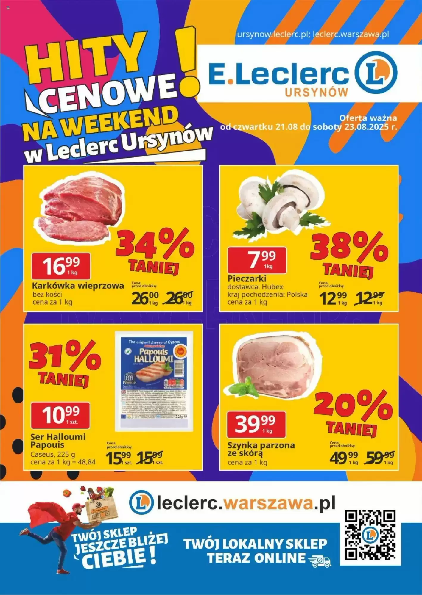 E.Leclerc Gazetka 21.08.2025 - 23.08.2025