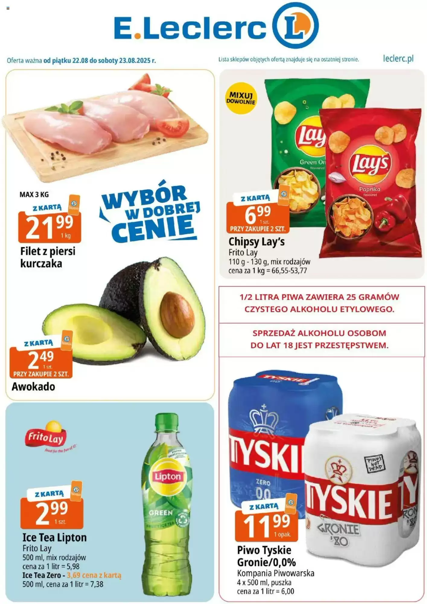 E.Leclerc Gazetka 22.08.2025 - 23.08.2025
