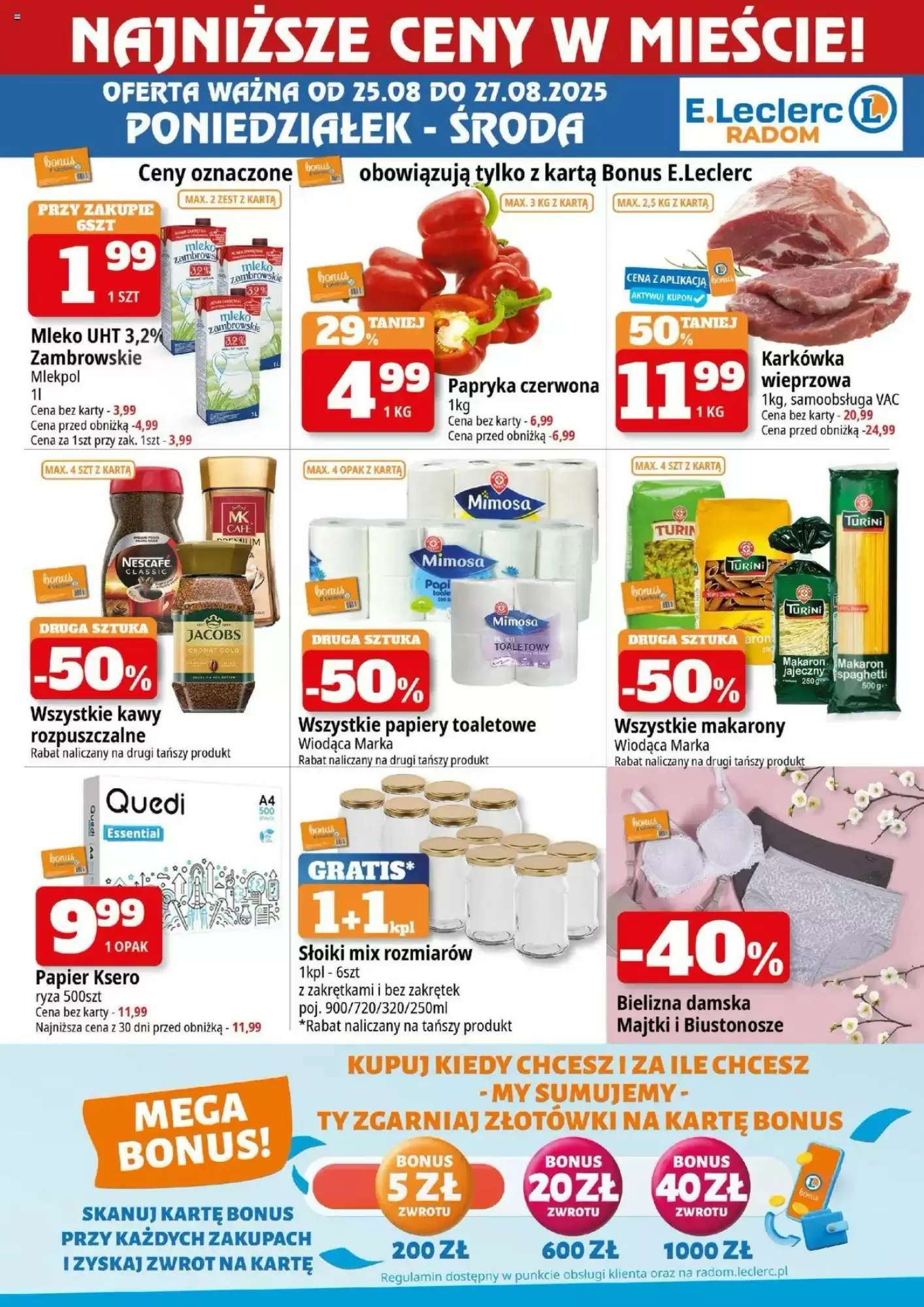E.Leclerc Gazetka 25.08.2025 - 31.08.2025