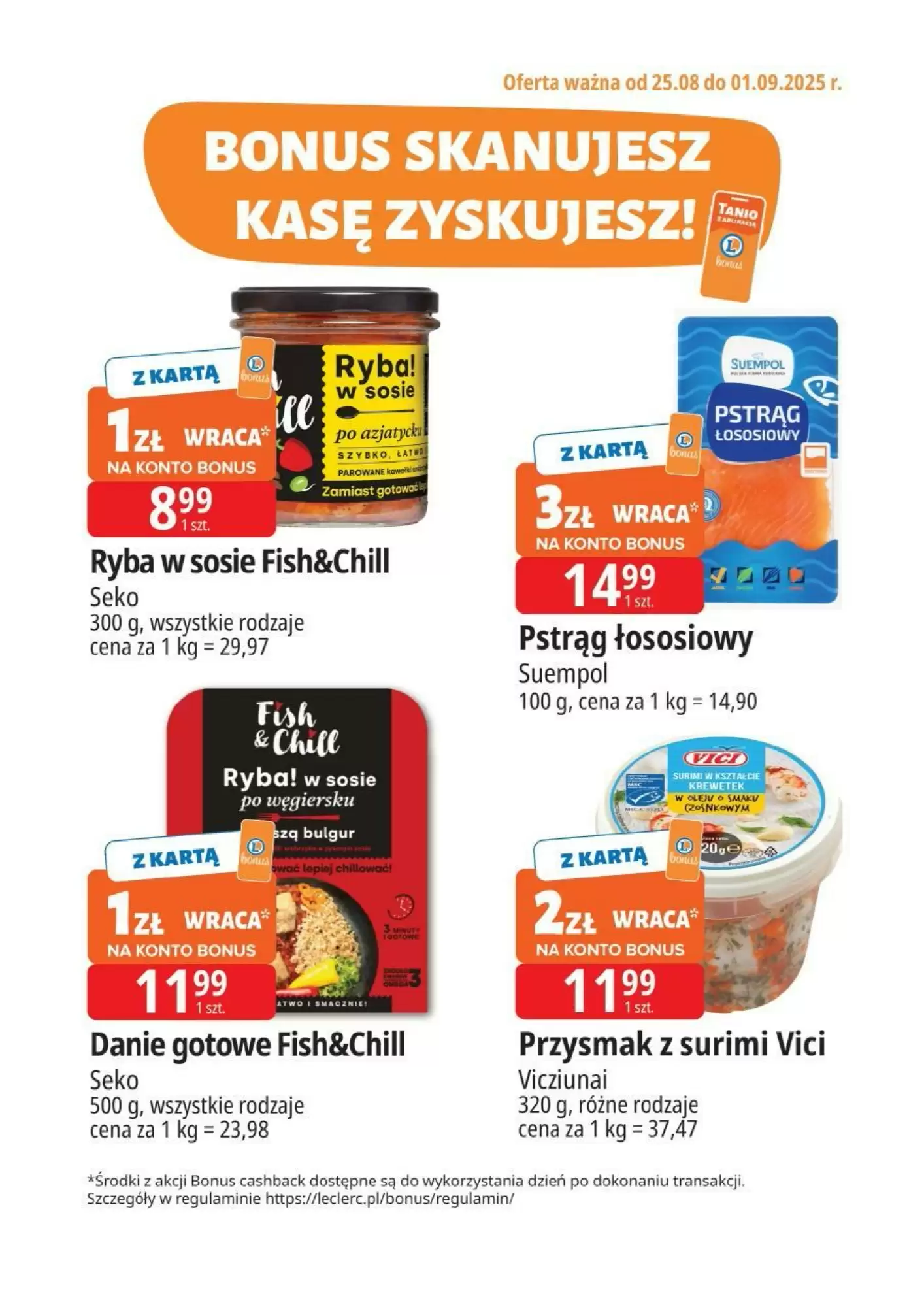 E.Leclerc Gazetka 25.08.2025 - 01.09.2025