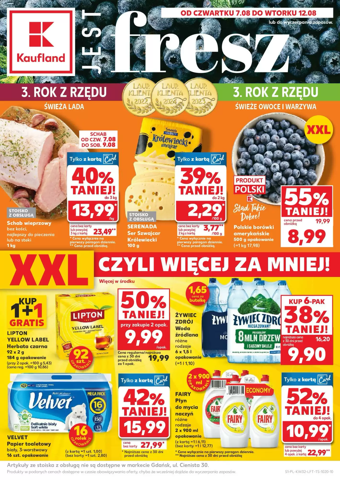 Kaufland Gazetka 07.08.2025 - 12.08.2025