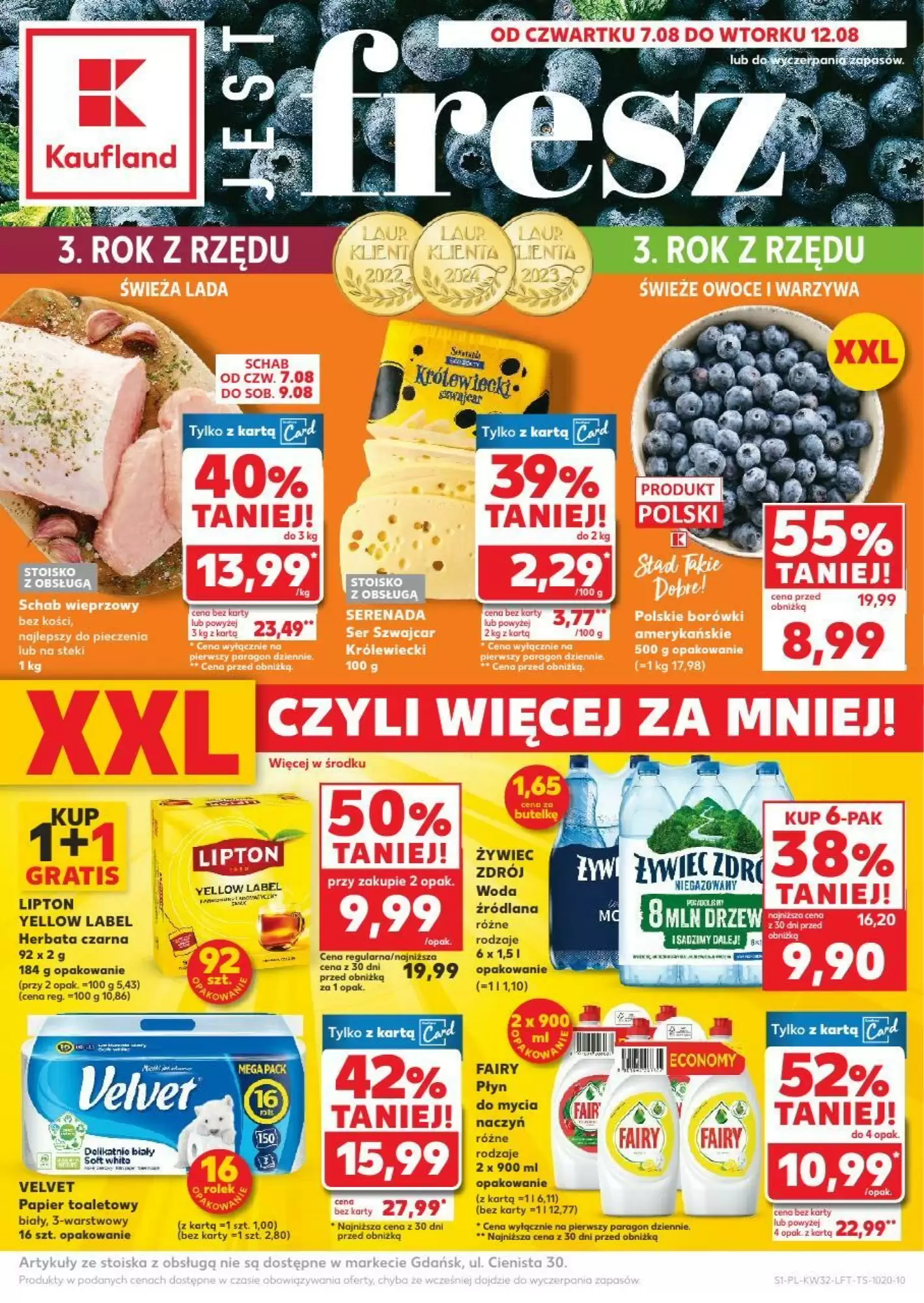 Kaufland Gazetka 07.08.2025 - 12.08.2025