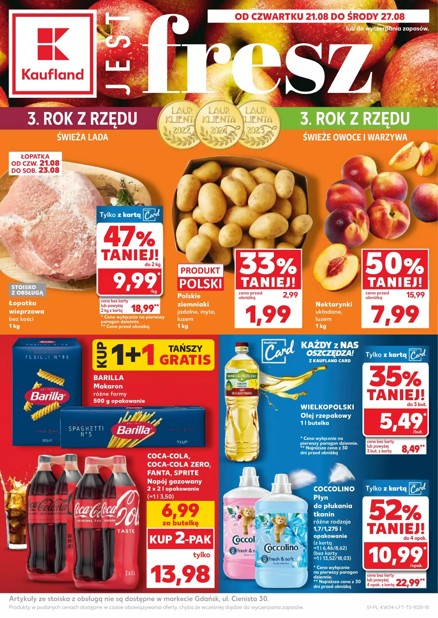 Kaufland Gazetka 21.08.2025 - 27.08.2025