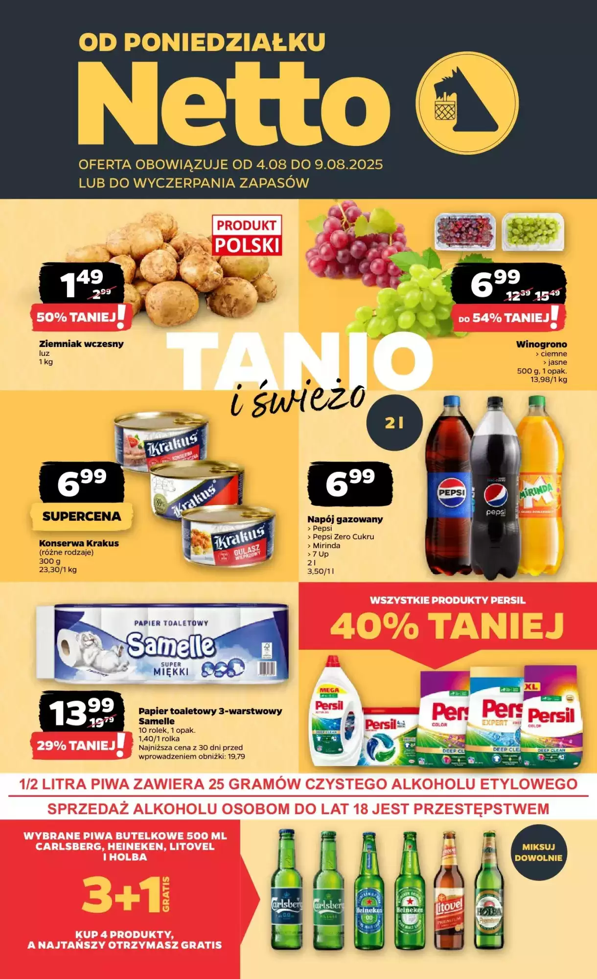 Netto Gazetka 04.08.2025 - 09.08.2025