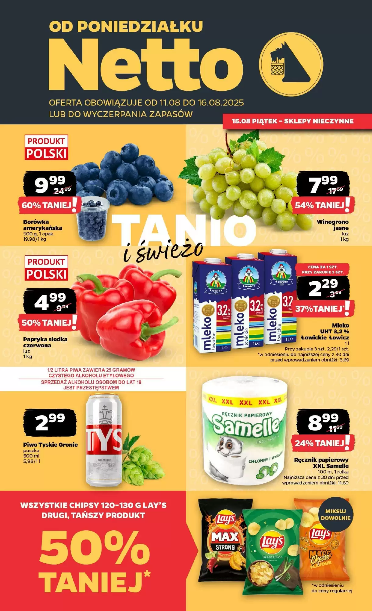 Netto Gazetka 11.08.2025 - 16.08.2025