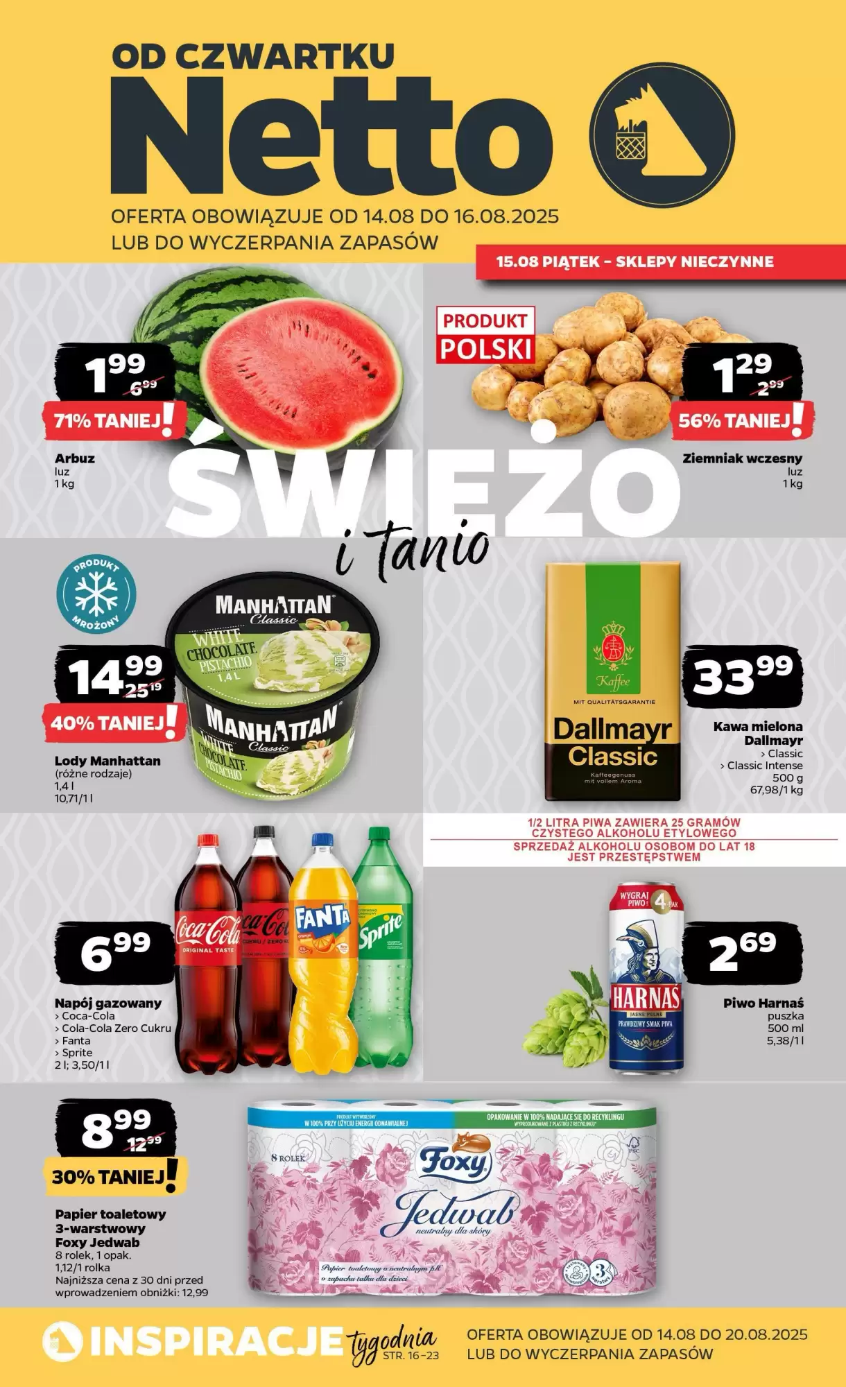 Netto Gazetka 14.08.2025 - 16.08.2025