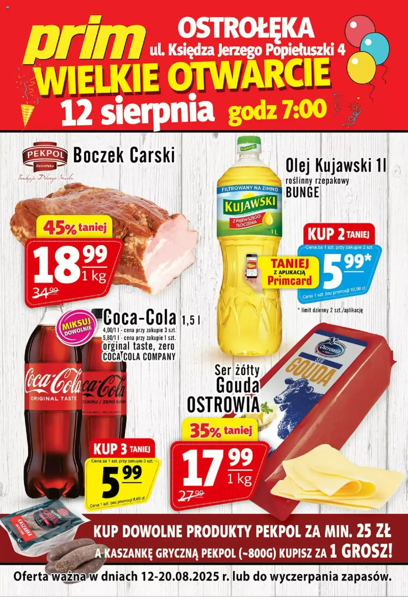 Prim Market Gazetka 12.08.2025 - 20.08.2025