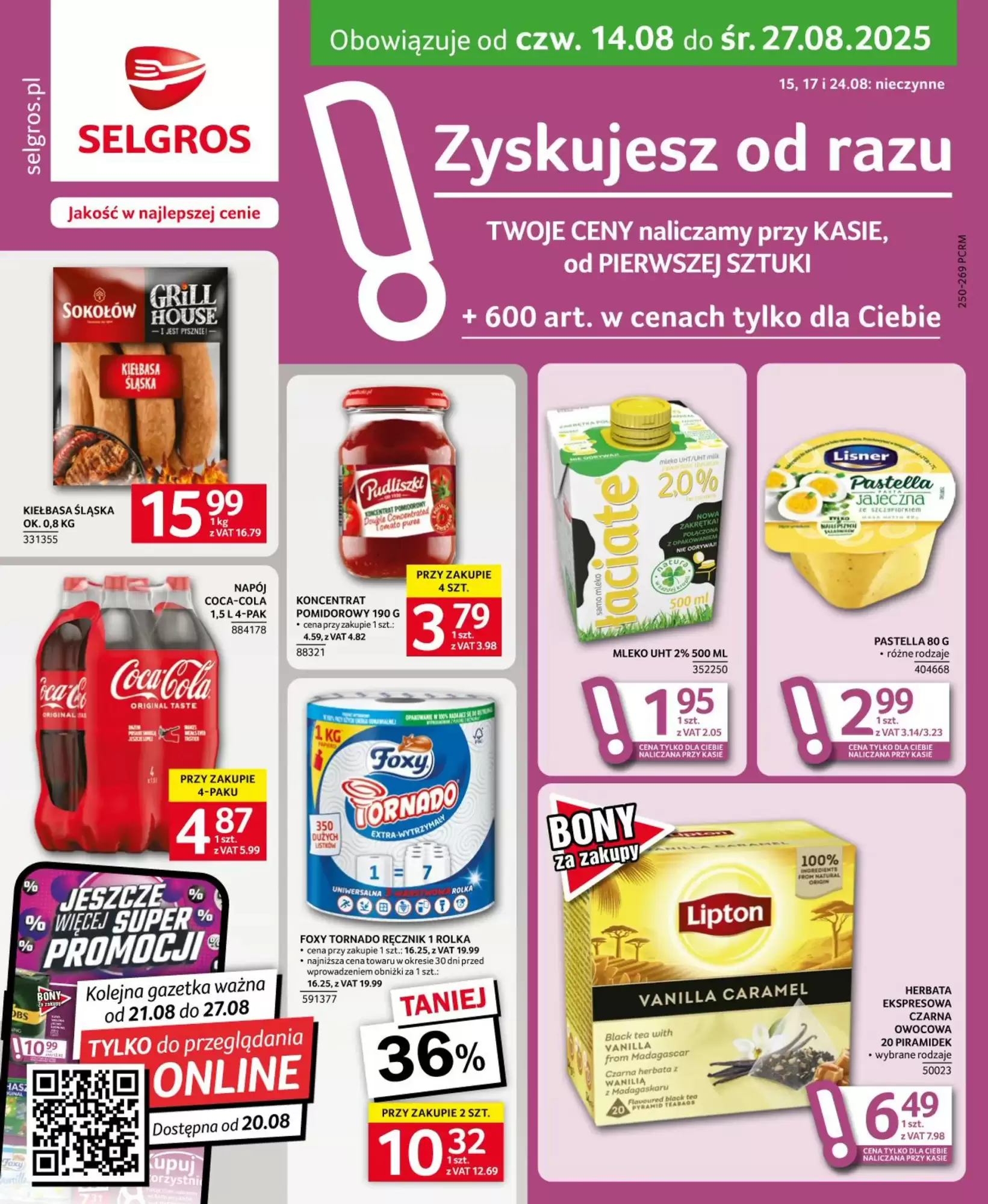 Selgros Gazetka 14.08.2025 - 27.08.2025