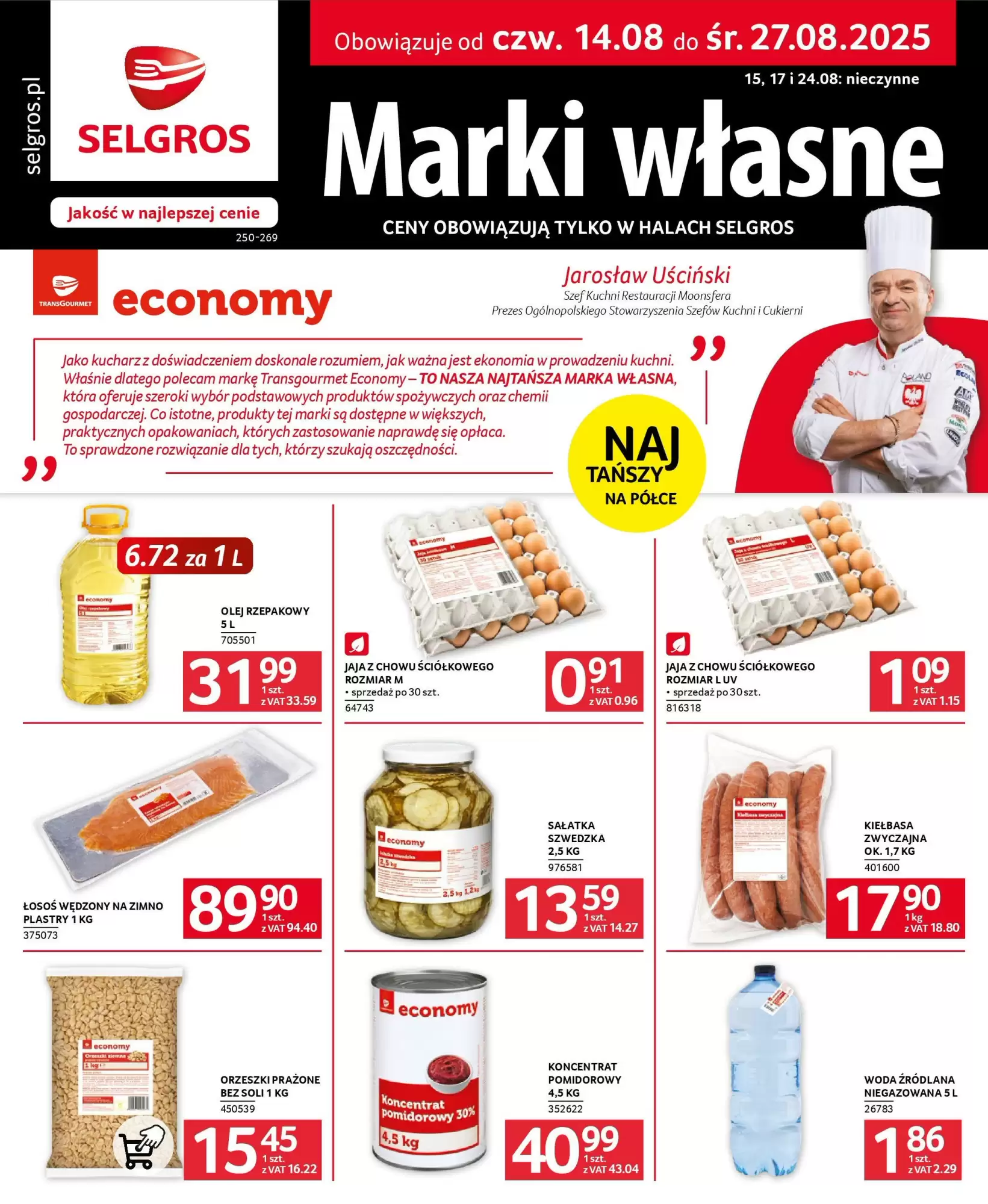 Selgros Gazetka 14.08.2025 - 27.08.2025