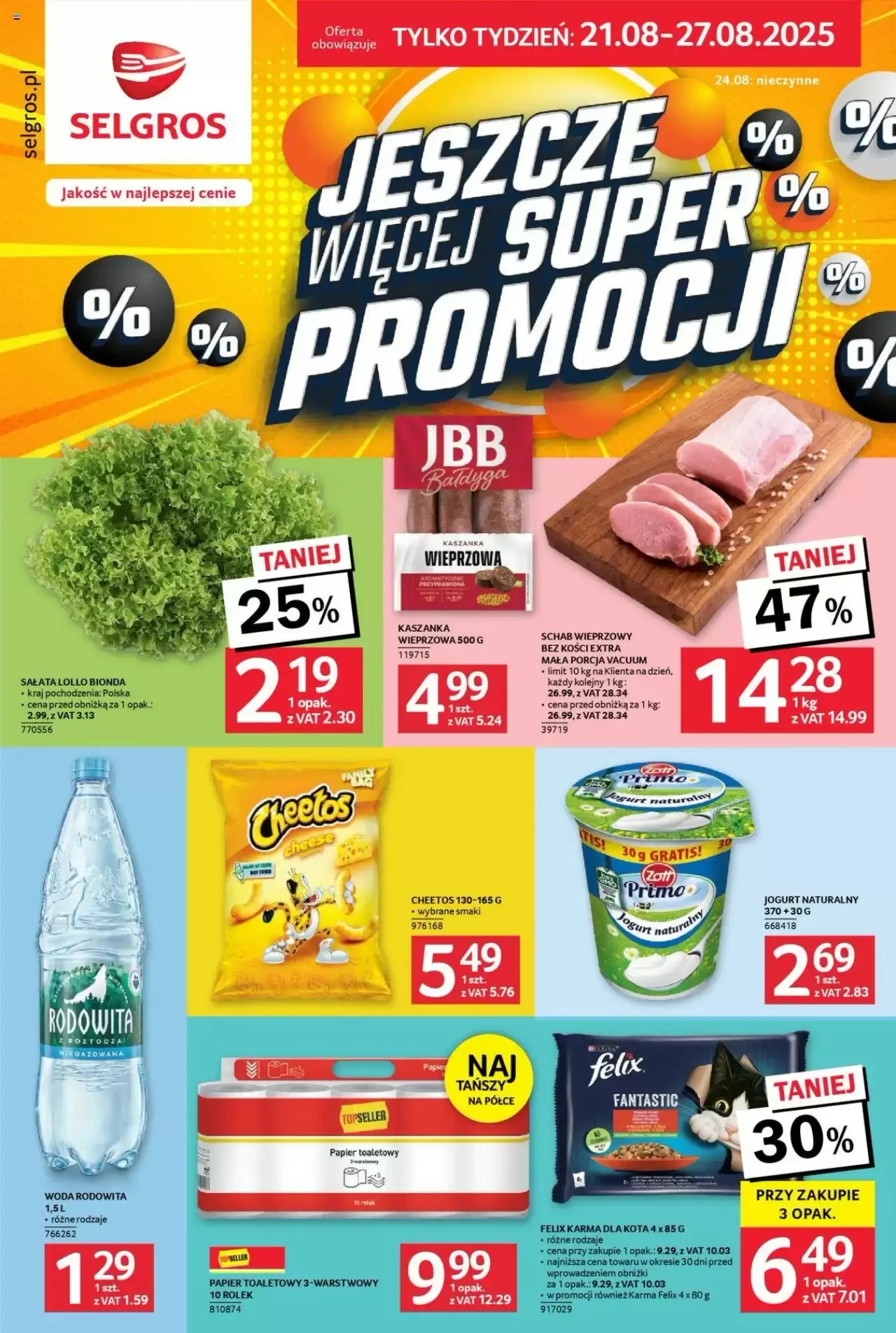 Selgros Gazetka 21.08.2025 - 27.08.2025