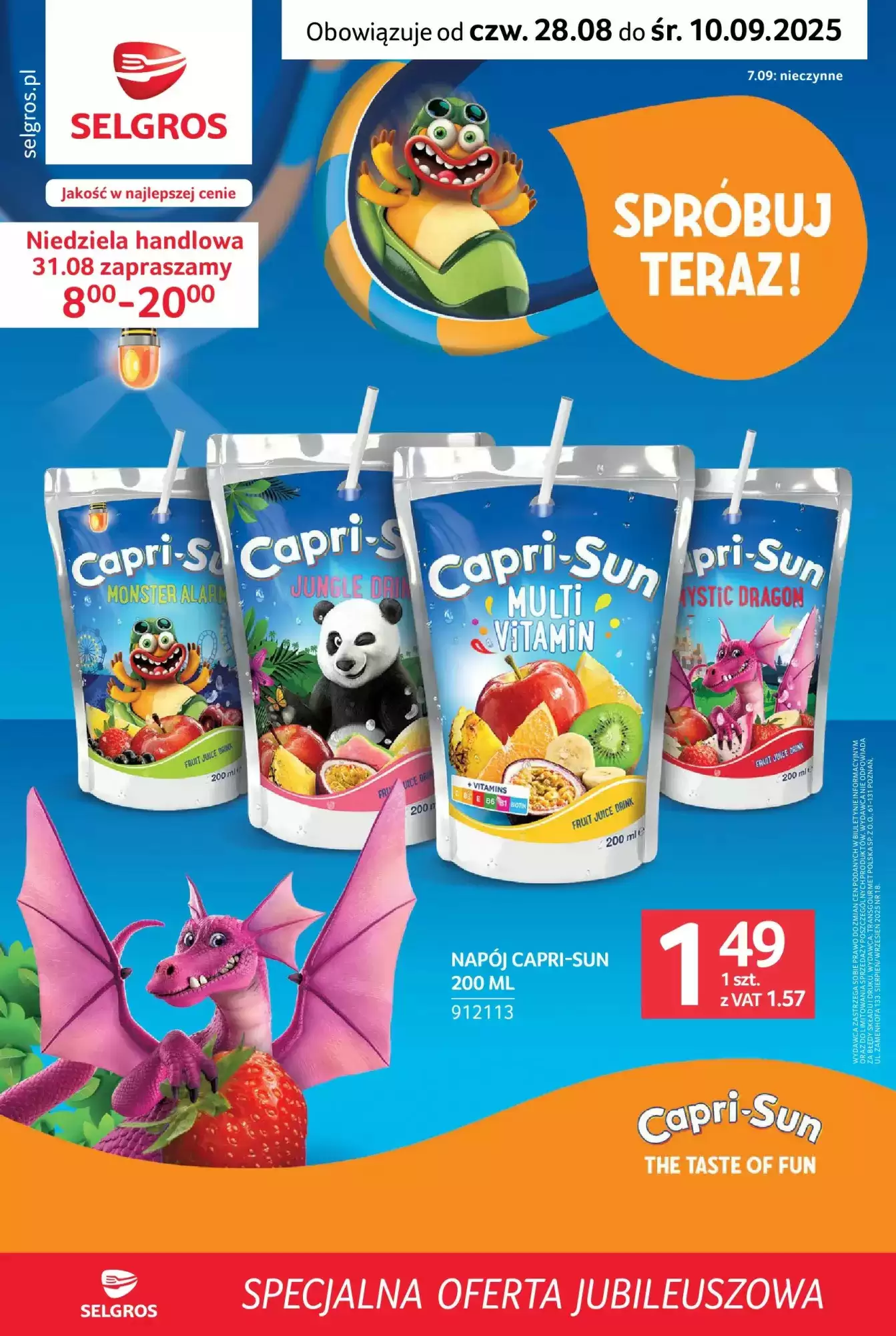 Selgros Gazetka 28.08.2025 - 10.09.2025