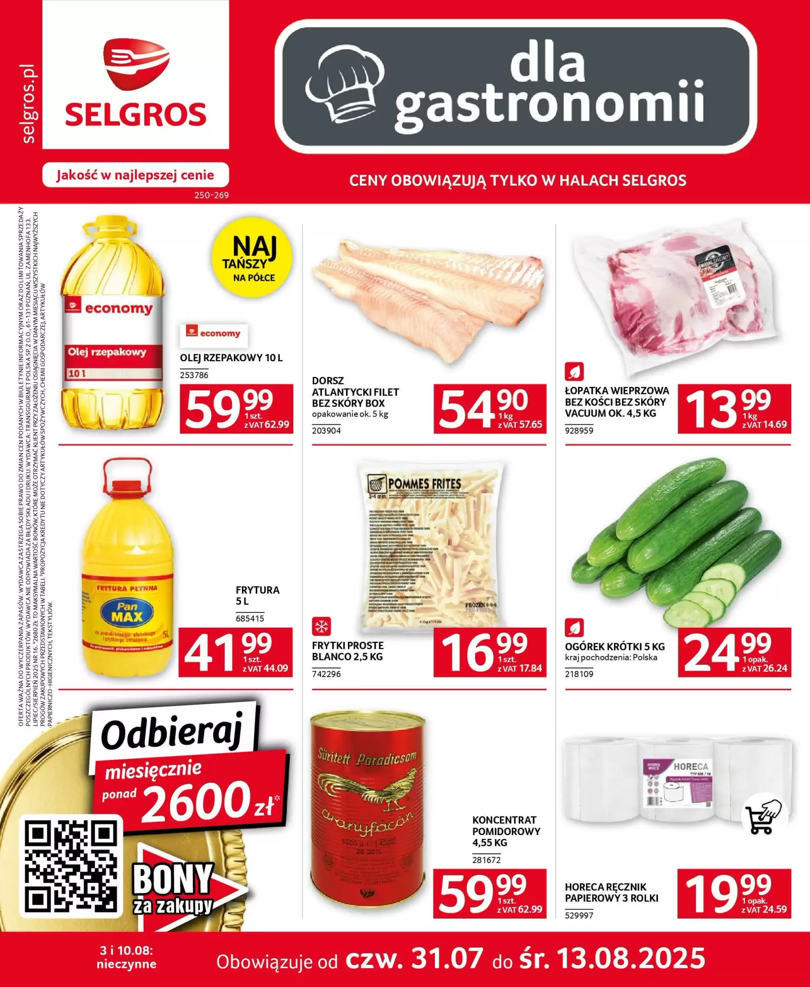 Selgros Gazetka 31.07.2025 - 13.08.2025