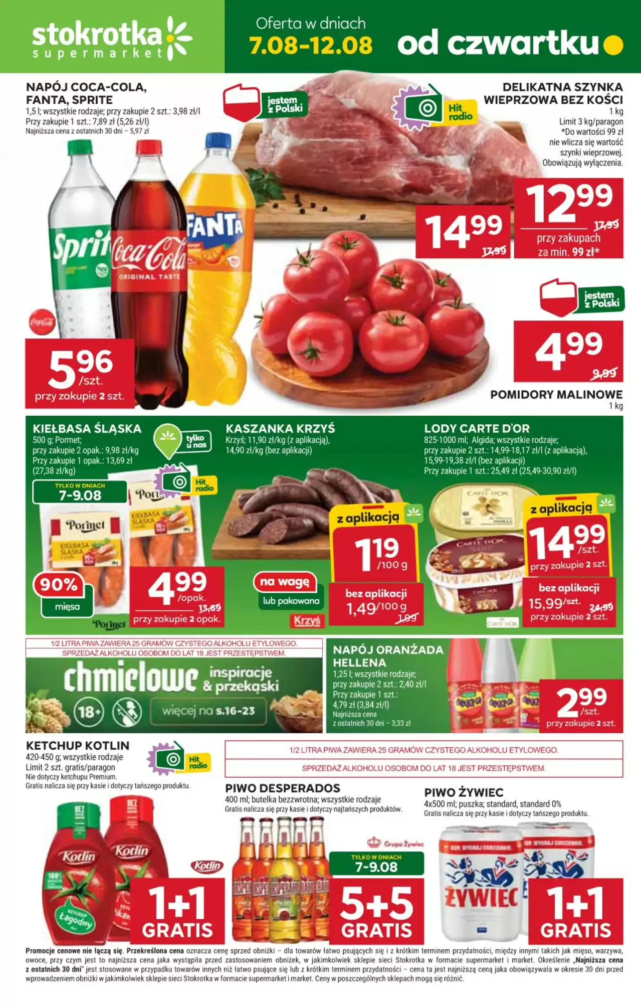 Stokrotka Gazetka 07.08.2025 - 12.08.2025