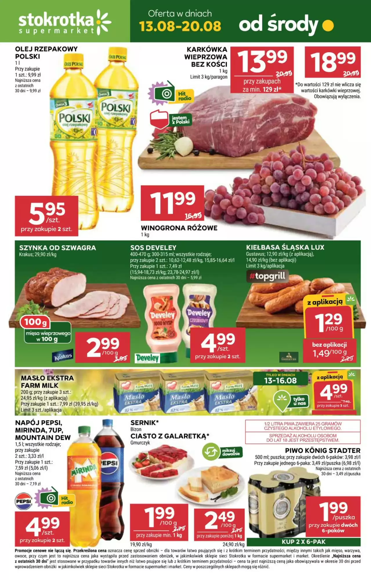 Stokrotka Gazetka 13.08.2025 - 20.08.2025