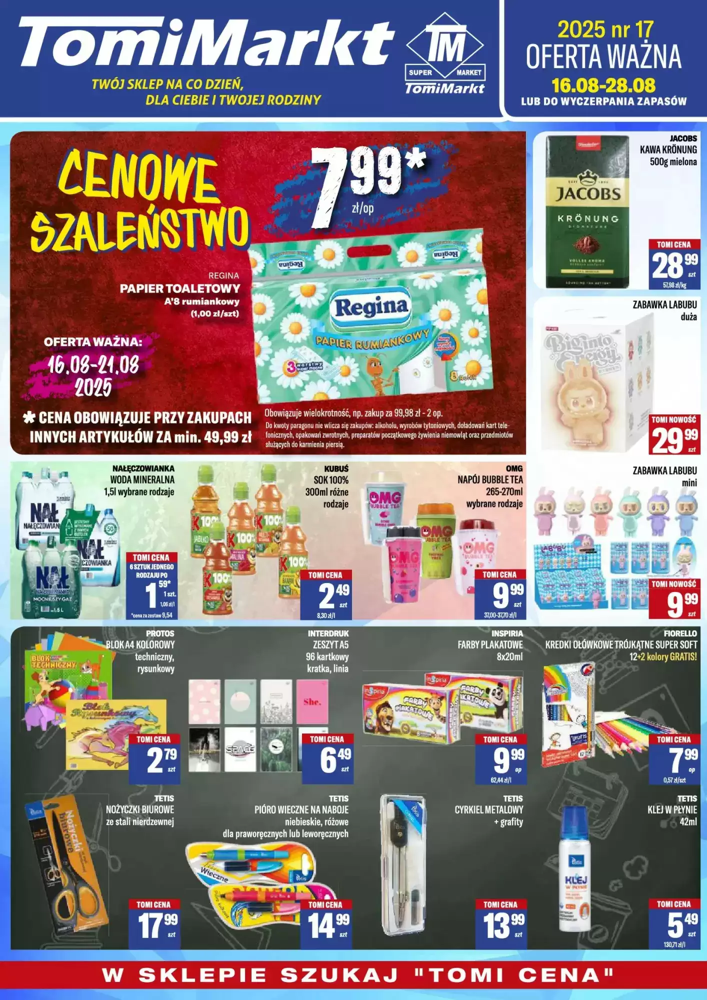 Tomimarkt Gazetka 16.08.2025 - 28.08.2025