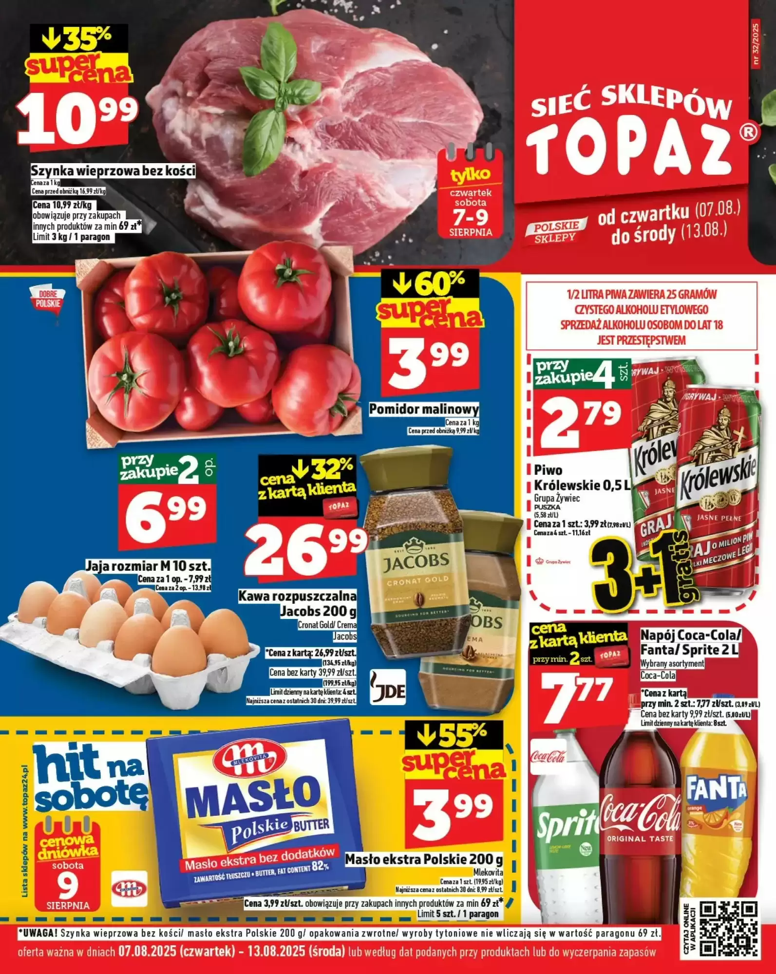 Topaz Gazetka 07.08.2025 - 13.08.2025