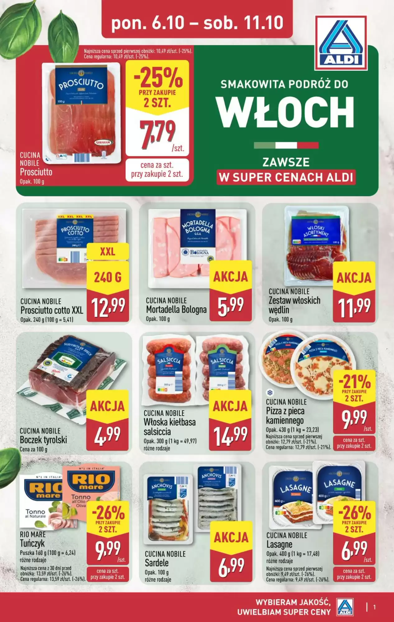 Aldi Gazetka 06.10.2025 - 11.10.2025
