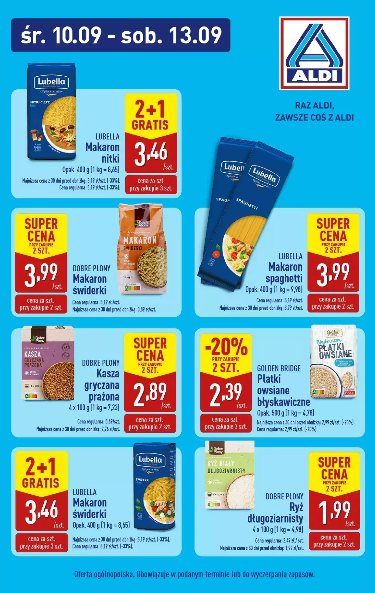 Aldi Gazetka 11.09.2025 - 13.09.2025