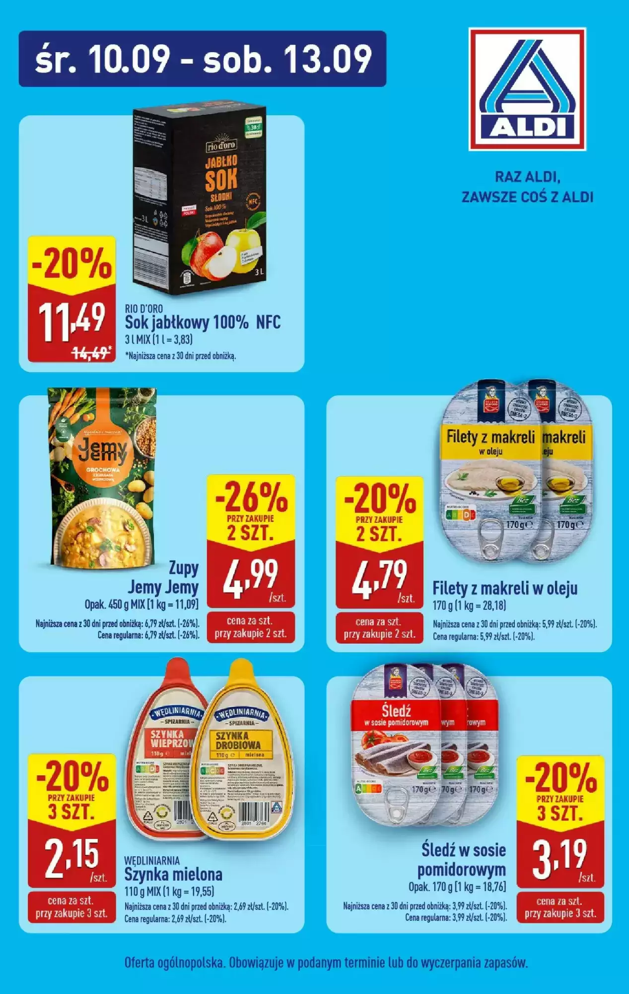 Aldi Gazetka 11.09.2025 - 13.09.2025