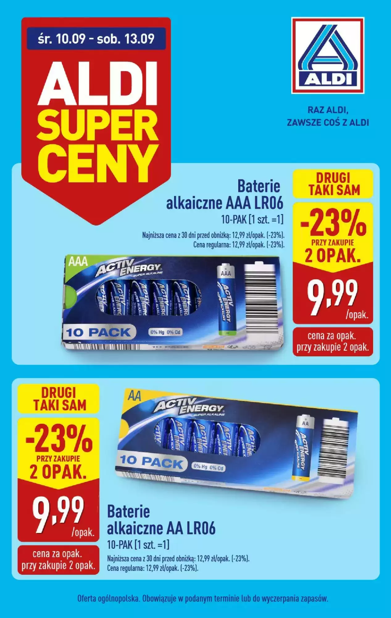 Aldi Gazetka 11.09.2025 - 13.09.2025