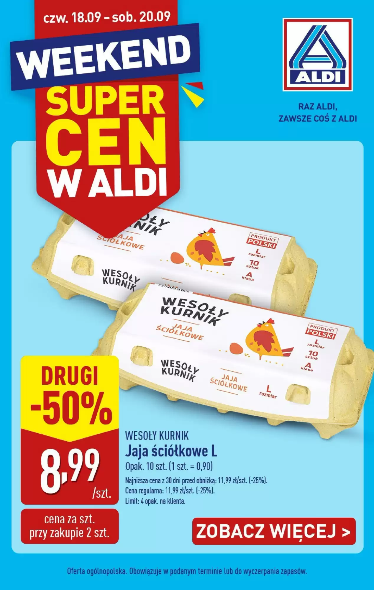 Aldi Gazetka 18.09.2025 - 20.09.2025