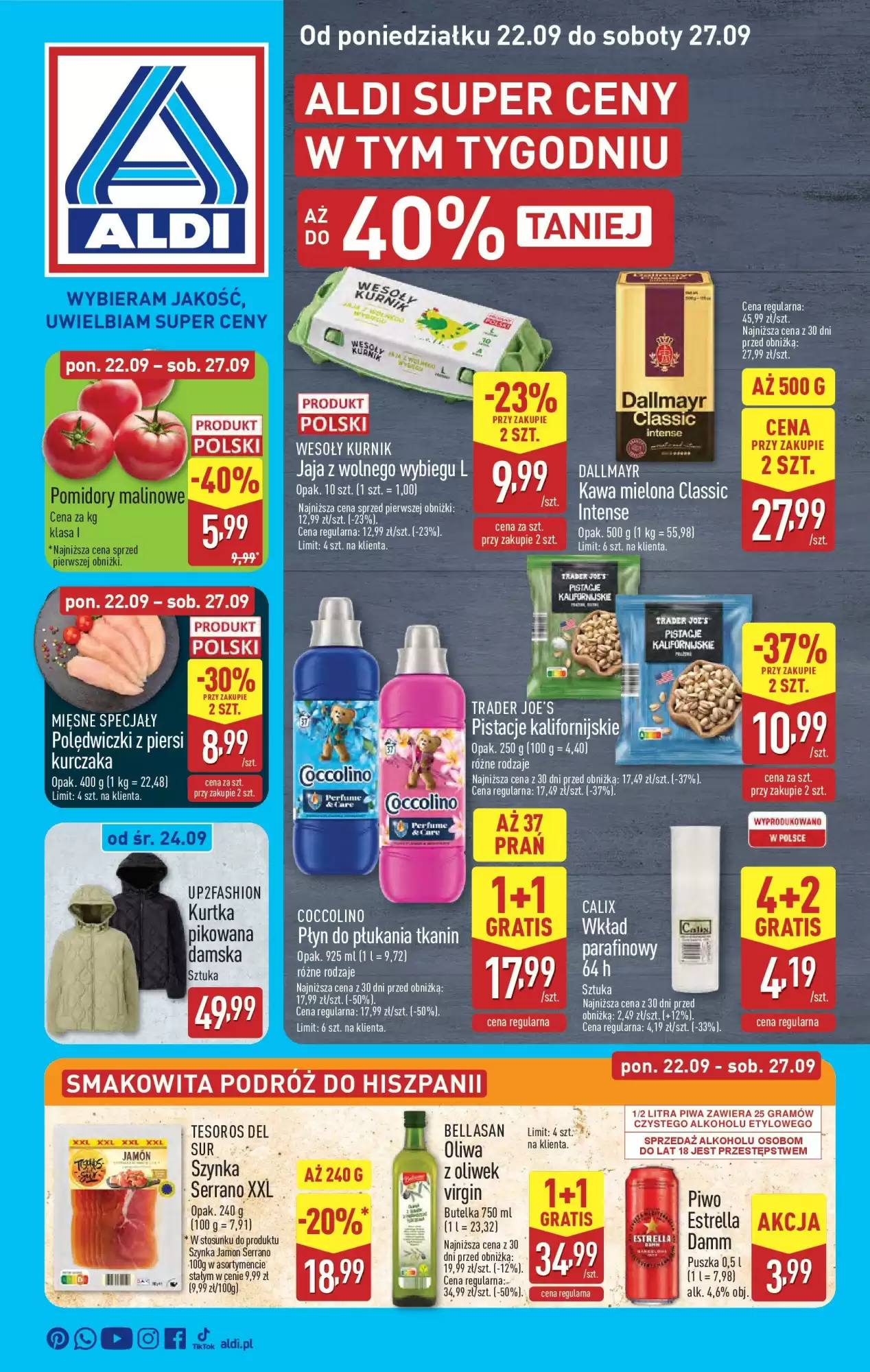 Aldi Gazetka 22.09.2025 - 27.09.2025