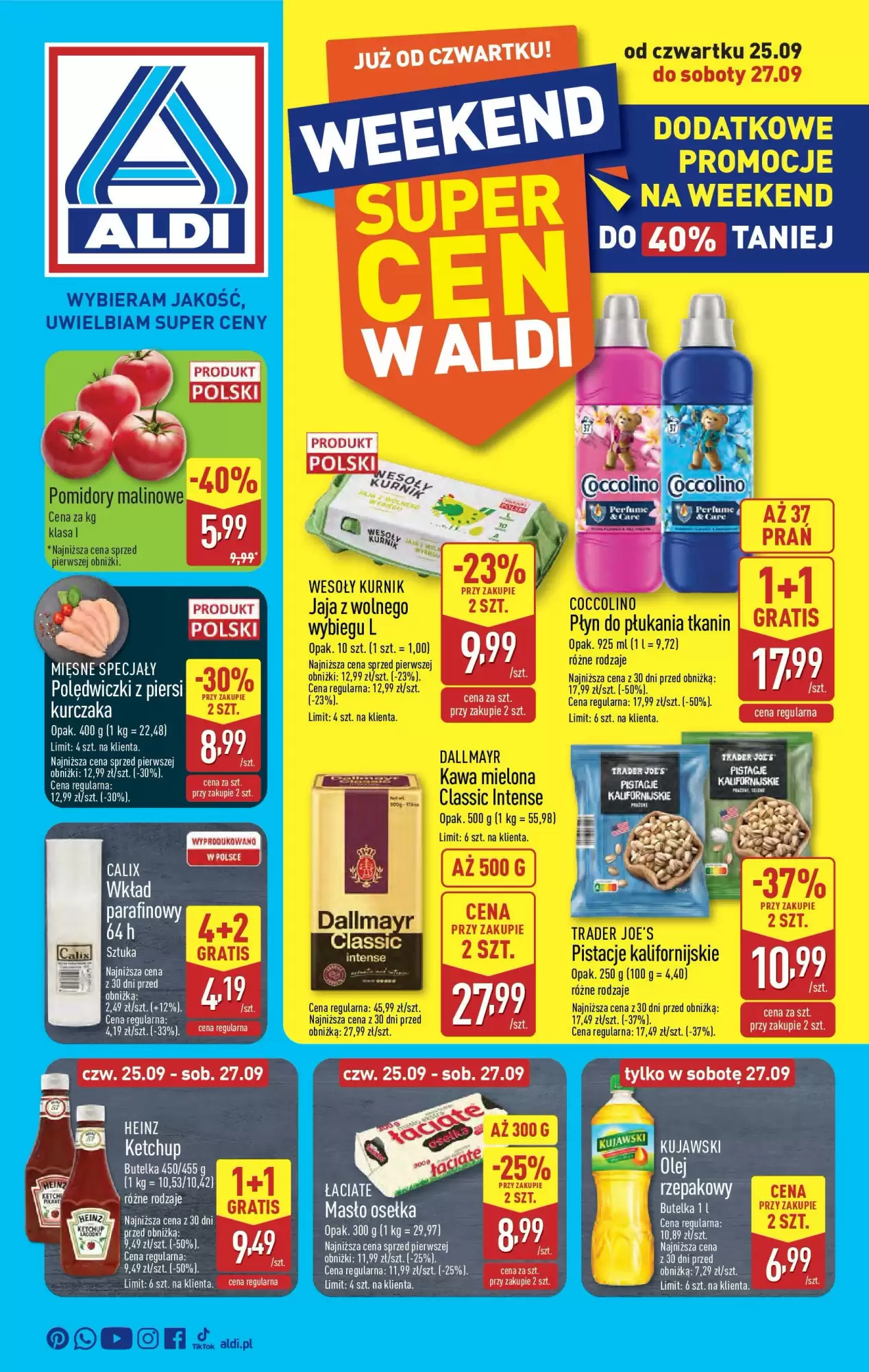 Aldi Gazetka 25.09.2025 - 27.09.2025