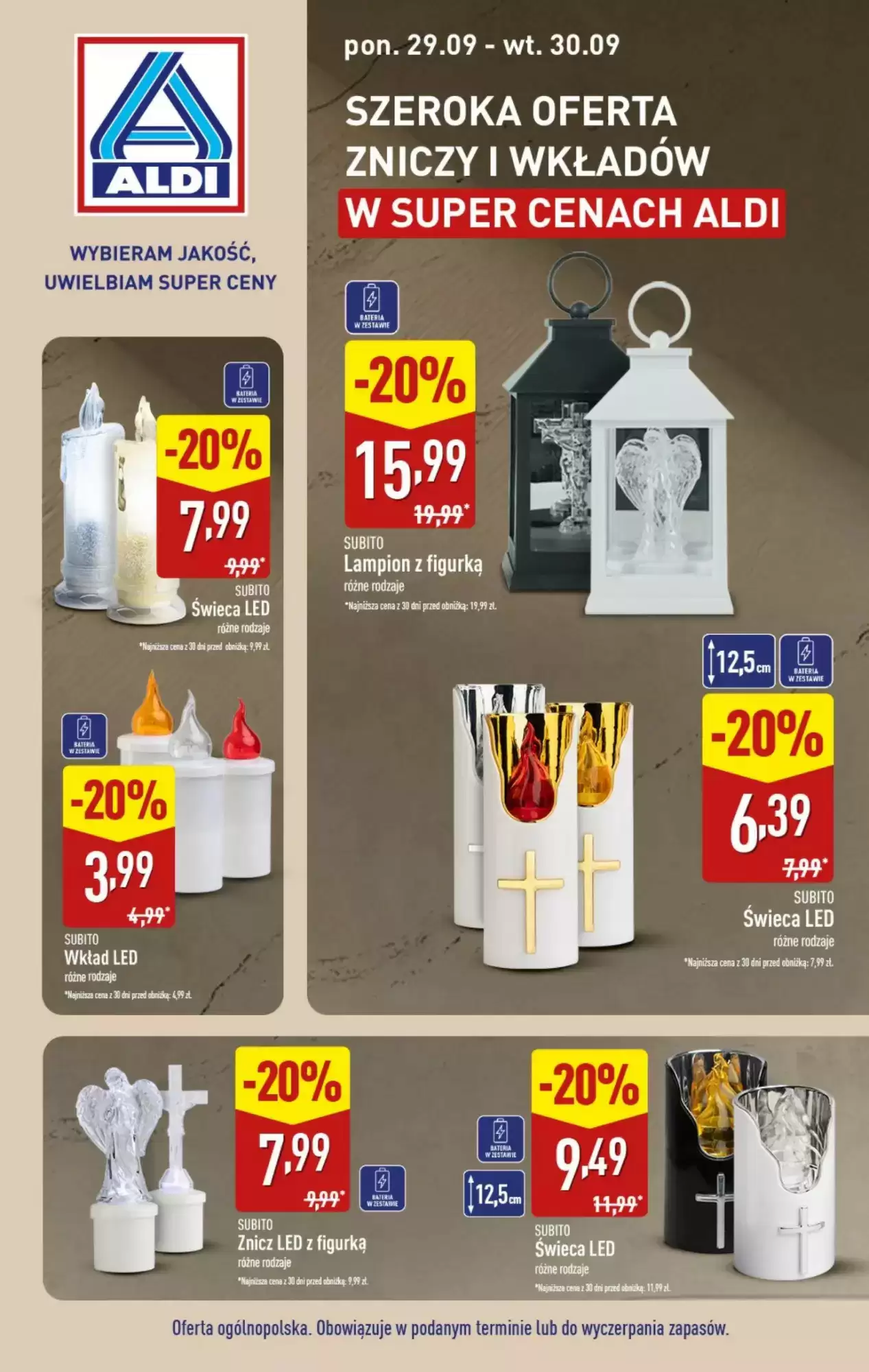 Aldi Gazetka 29.09.2025 - 30.09.2025