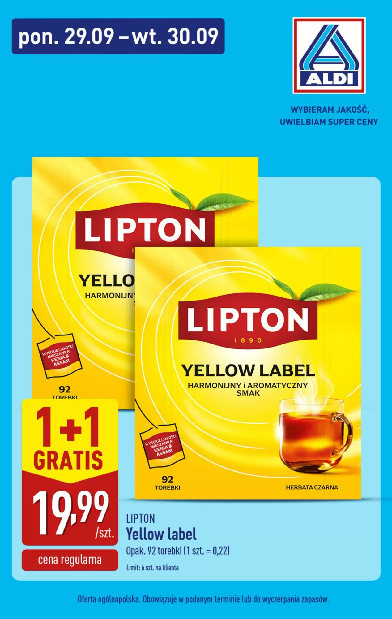 Aldi Gazetka 29.09.2025 - 30.09.2025