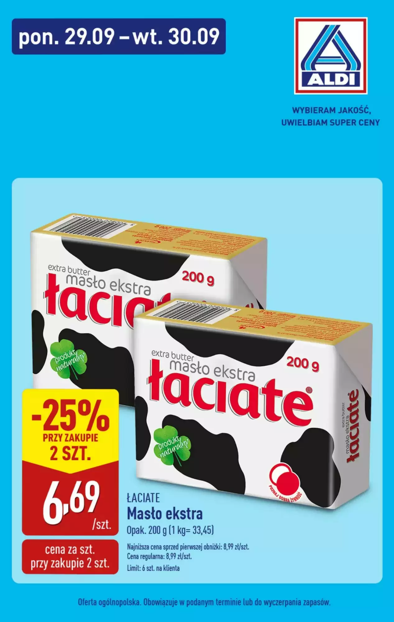Aldi Gazetka 29.09.2025 - 30.09.2025