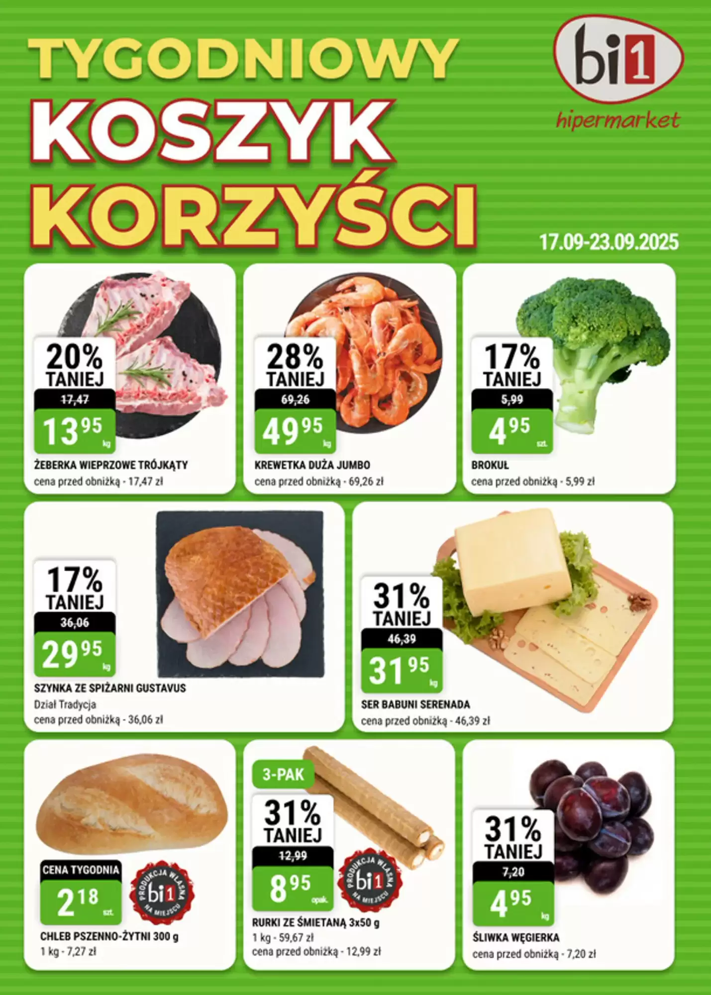 Bi1 Gazetka 17.09.2025 - 23.09.2025