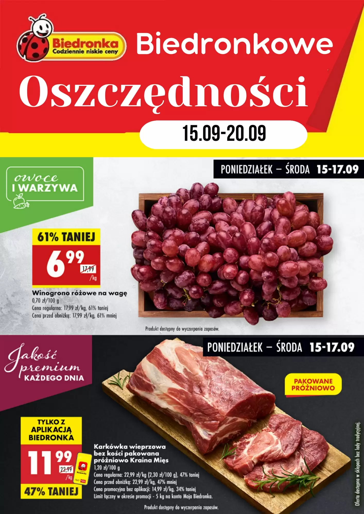 Biedronka Gazetka 15.09.2025 - 20.09.2025