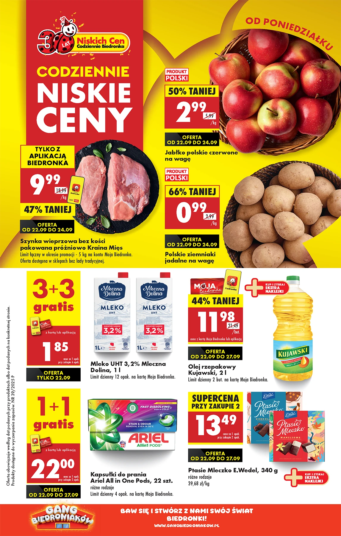 Gazetka BIEDRONKA od 22.09.2025 do 27.09.2025 - W tym tygodniu