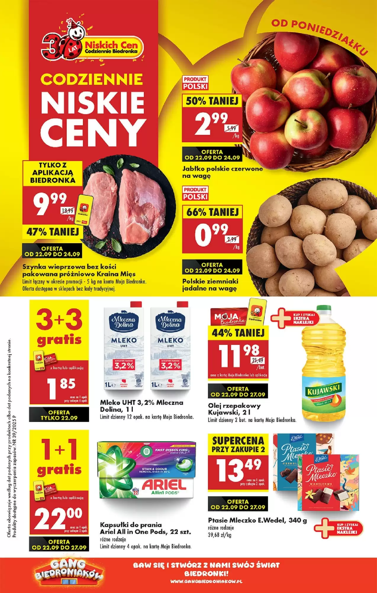 Biedronka Gazetka 22.09.2025 - 27.09.2025