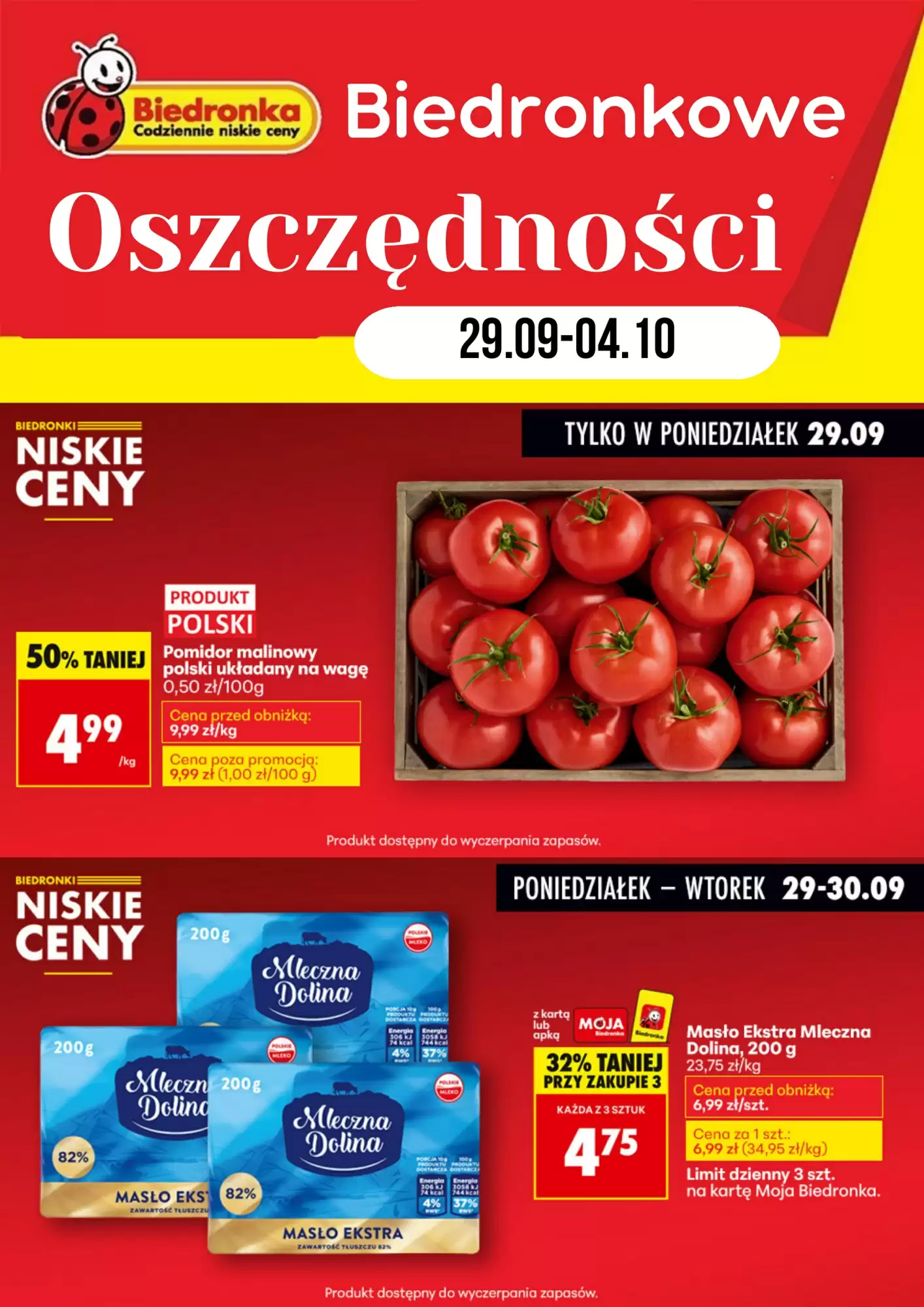 Biedronka Gazetka 29.09.2025 - 04.10.2025