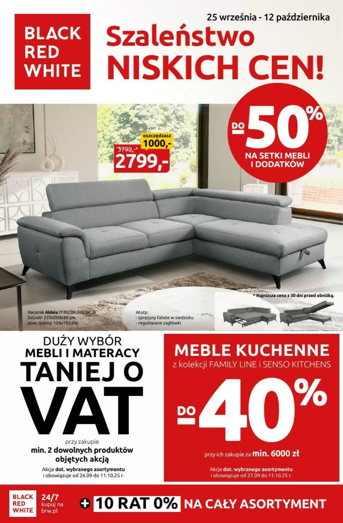 Black Red White Gazetka 25.09.2025 - 12.10.2025