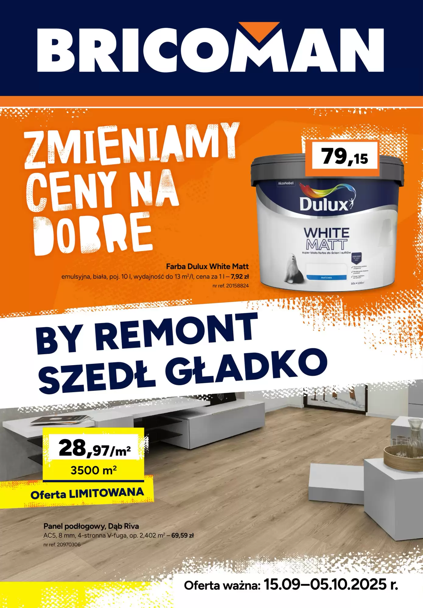 Bricoman Gazetka 15.09.2025 - 05.10.2025
