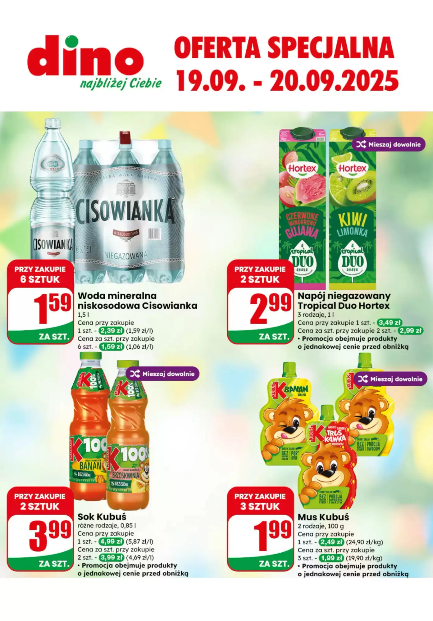 Dino Gazetka 19.09.2025 - 20.09.2025
