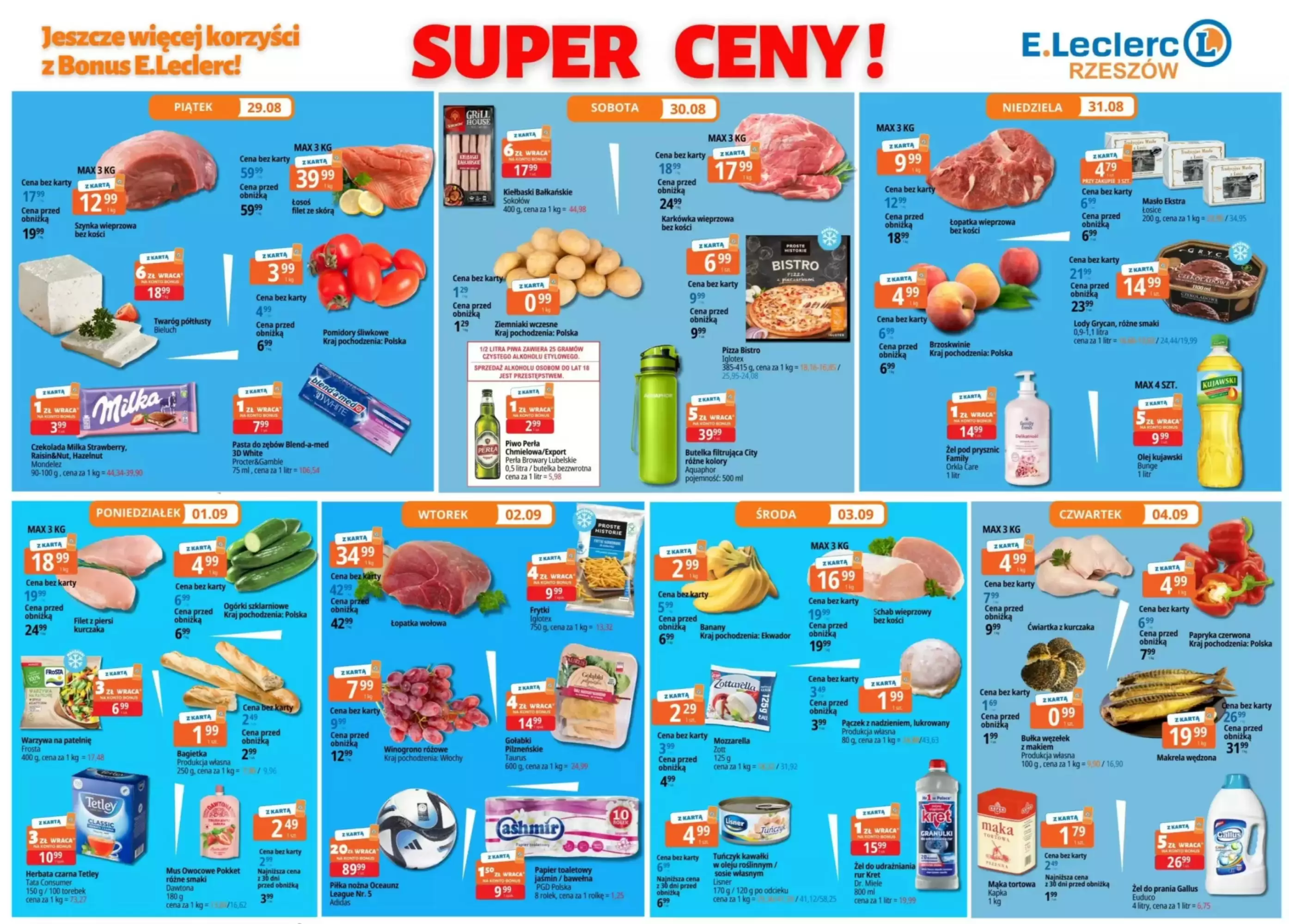 E.Leclerc Gazetka 01.09.2025 - 04.09.2025