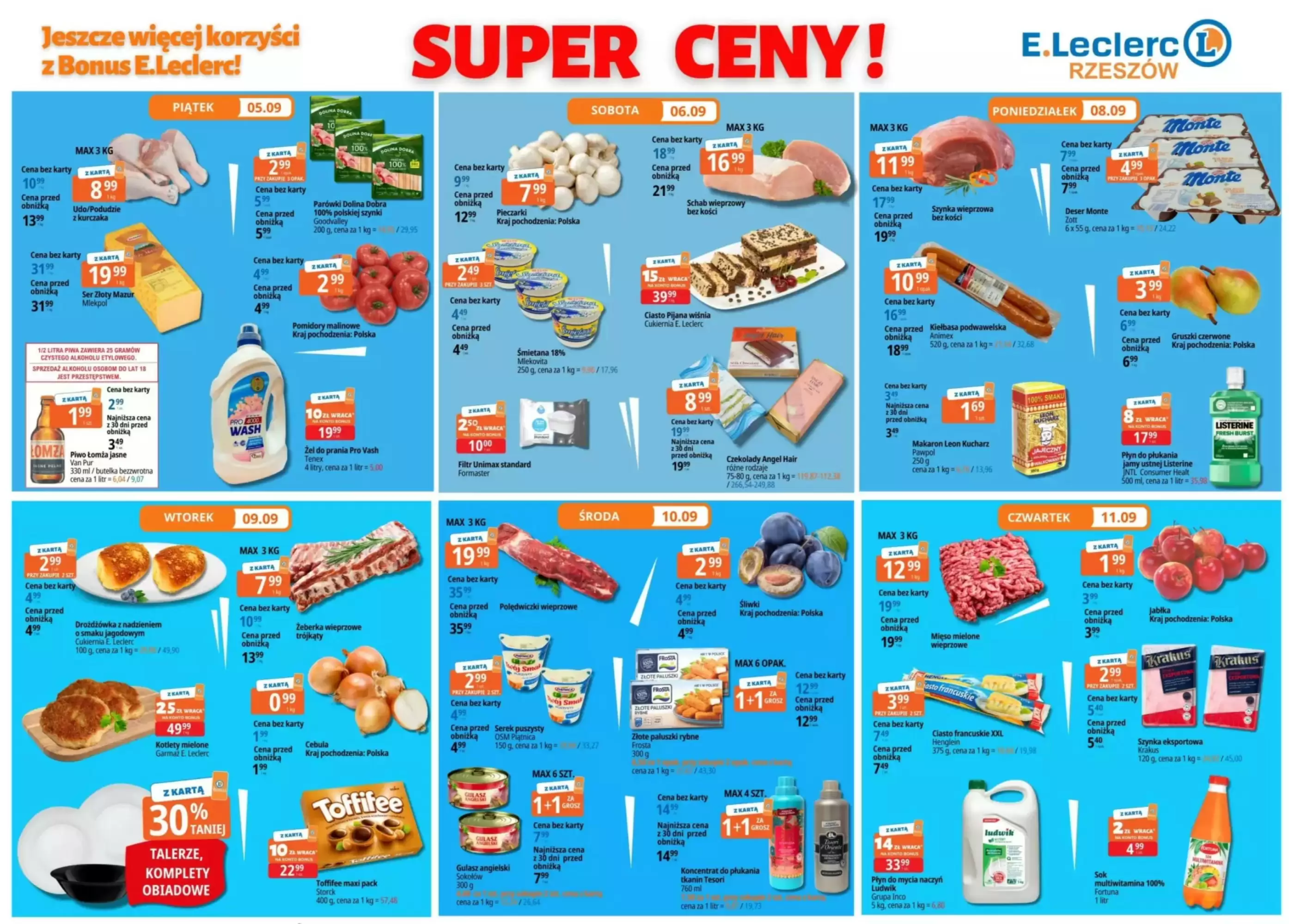 E.Leclerc Gazetka 08.09.2025 - 11.09.2025