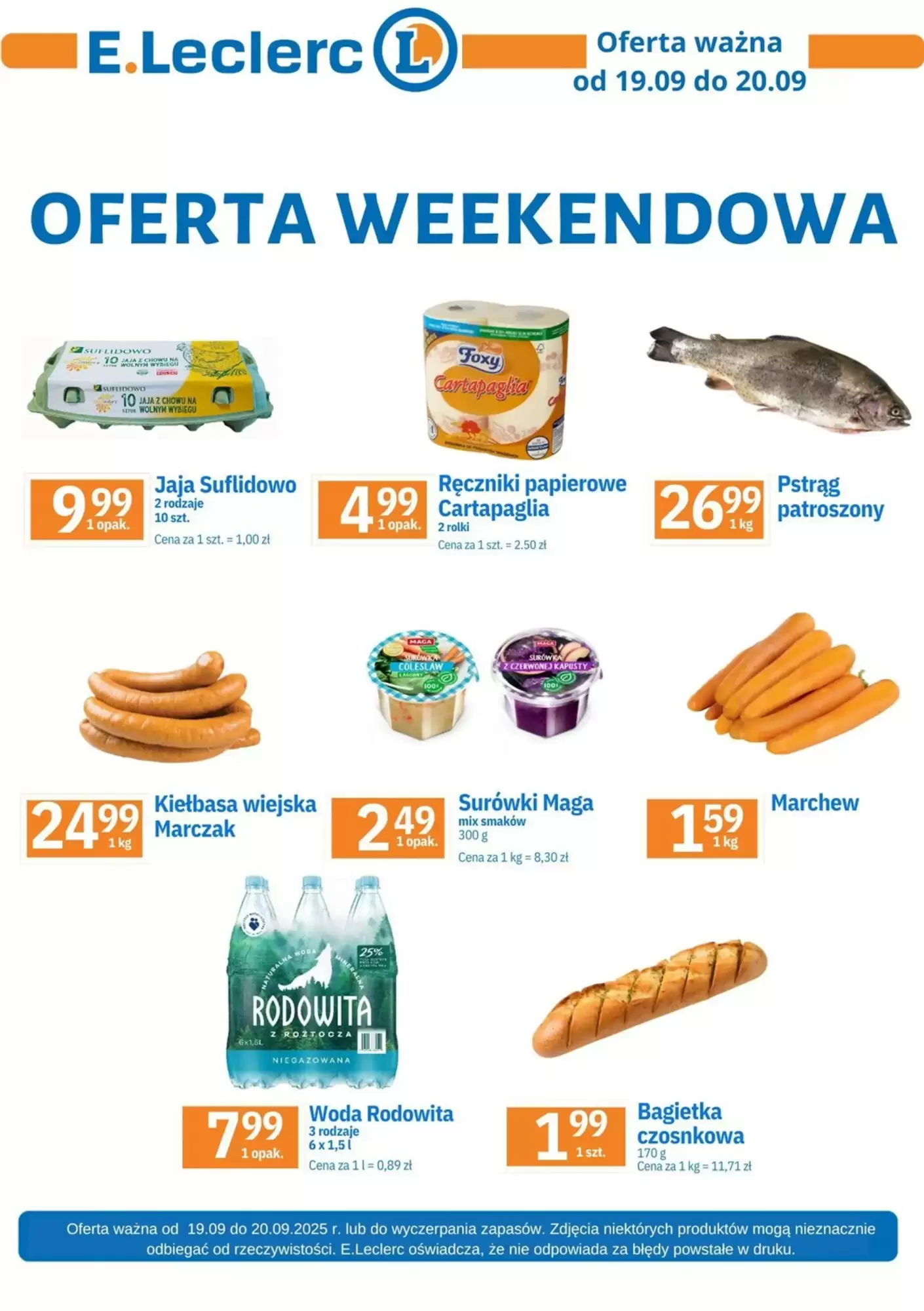 E.Leclerc Gazetka 19.09.2025 - 20.09.2025