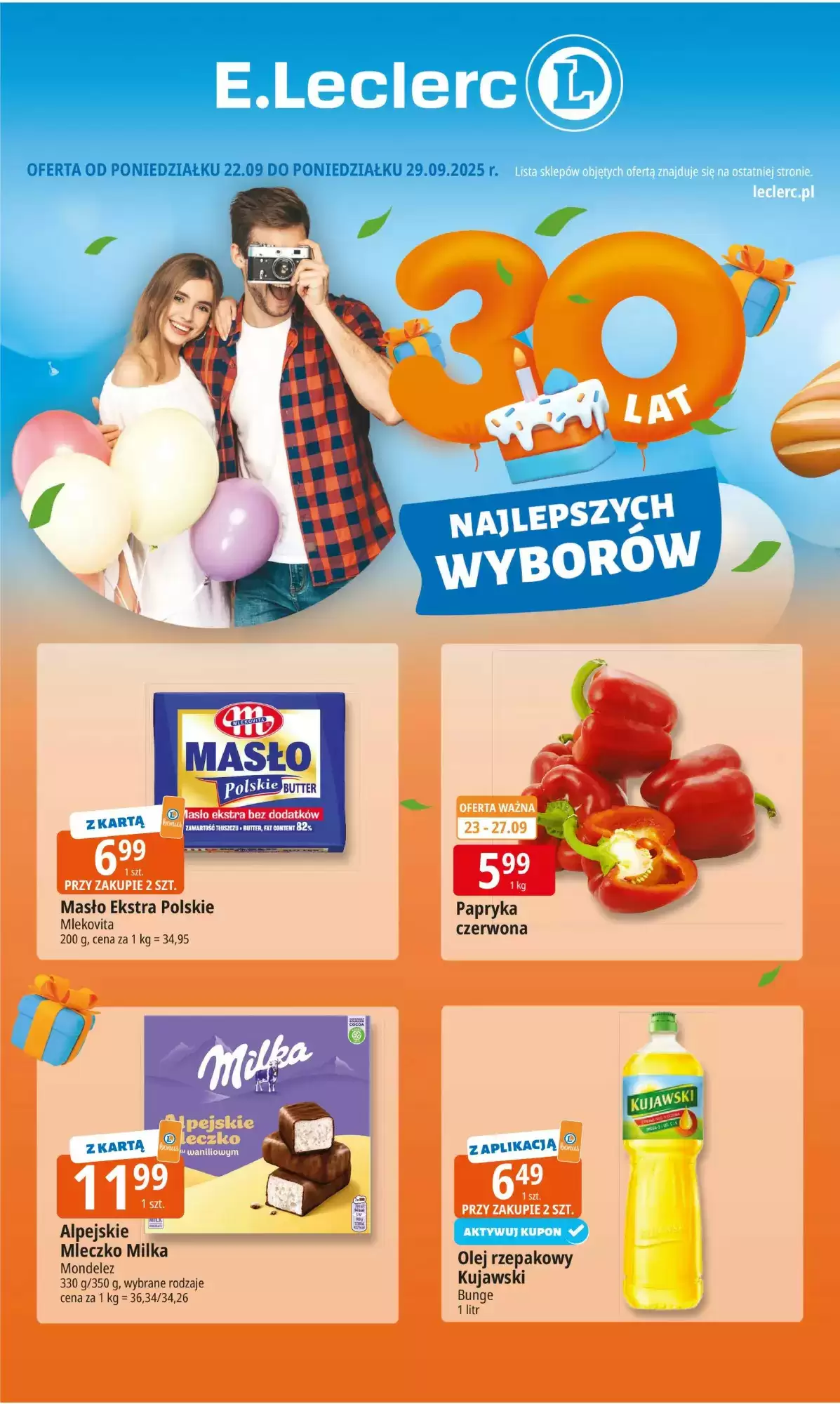 E.Leclerc Gazetka 22.09.2025 - 29.09.2025