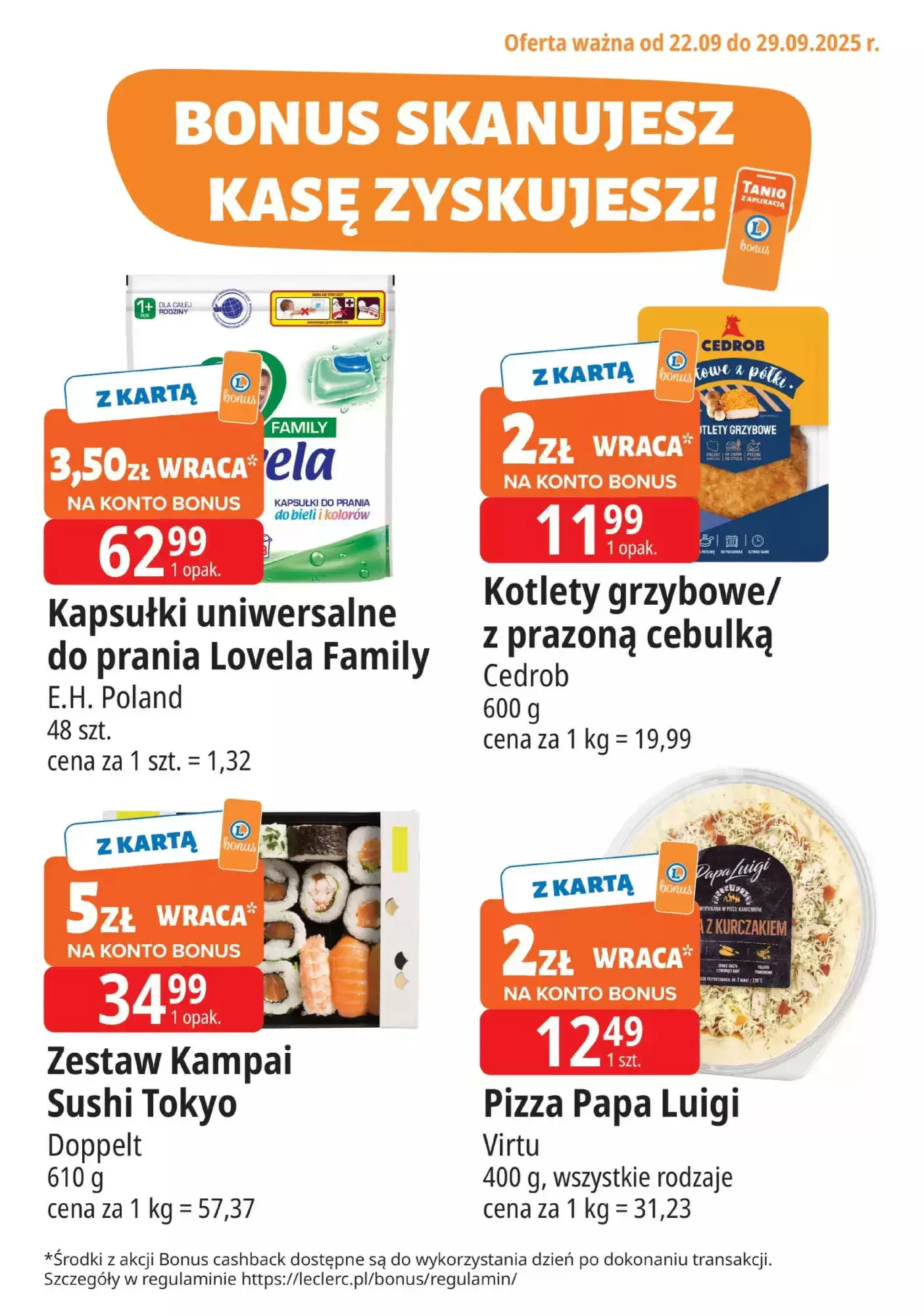 E.Leclerc Gazetka 22.09.2025 - 29.09.2025