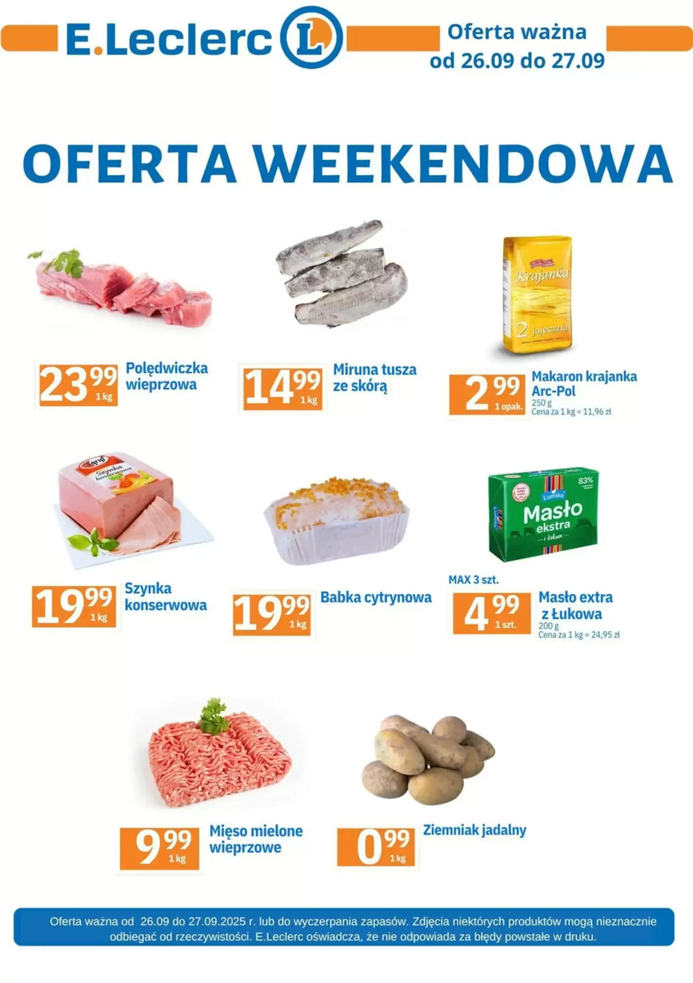 E.Leclerc Gazetka 26.09.2025 - 27.09.2025