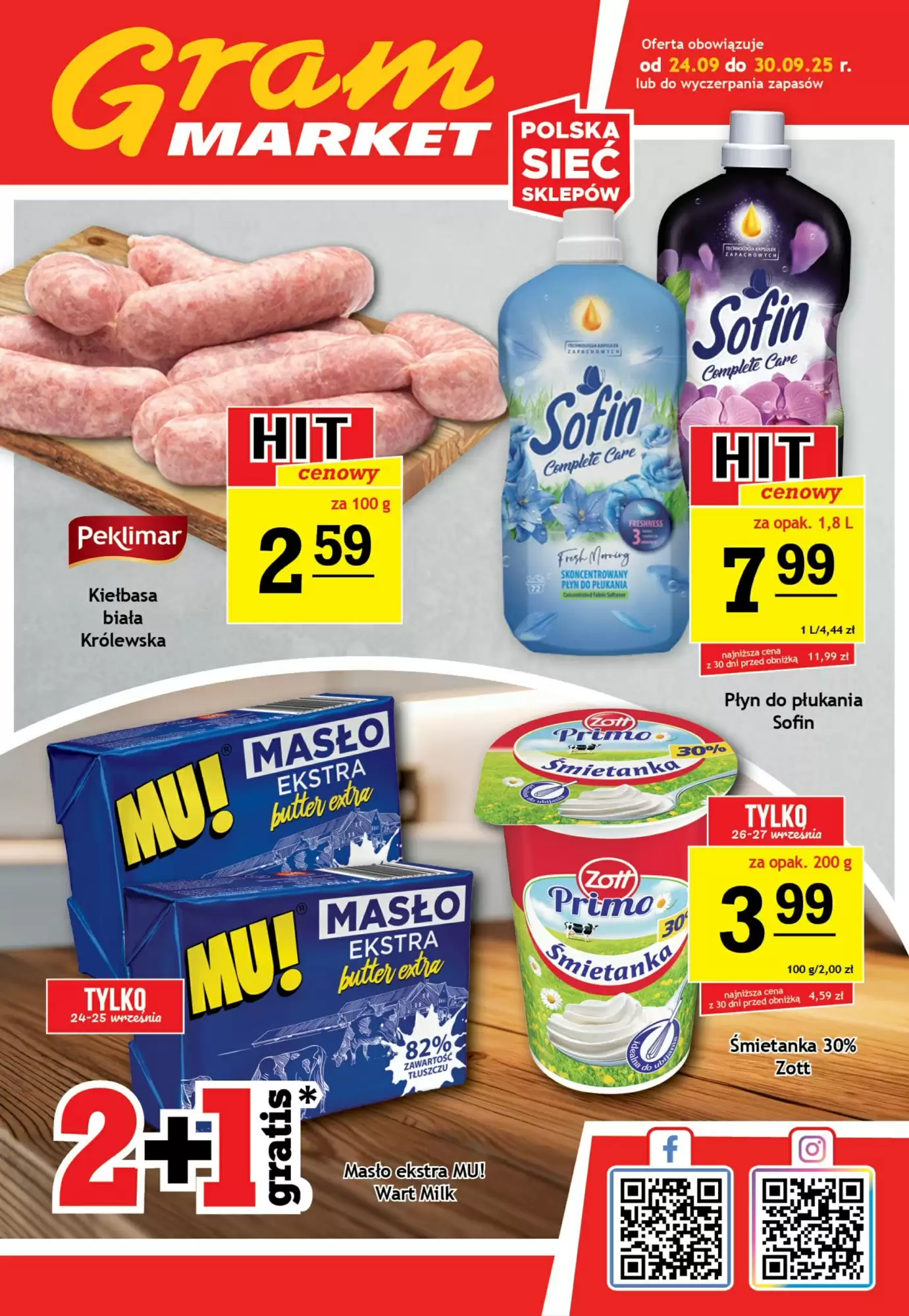 Gram Market Gazetka 24.09.2025 - 30.09.2025