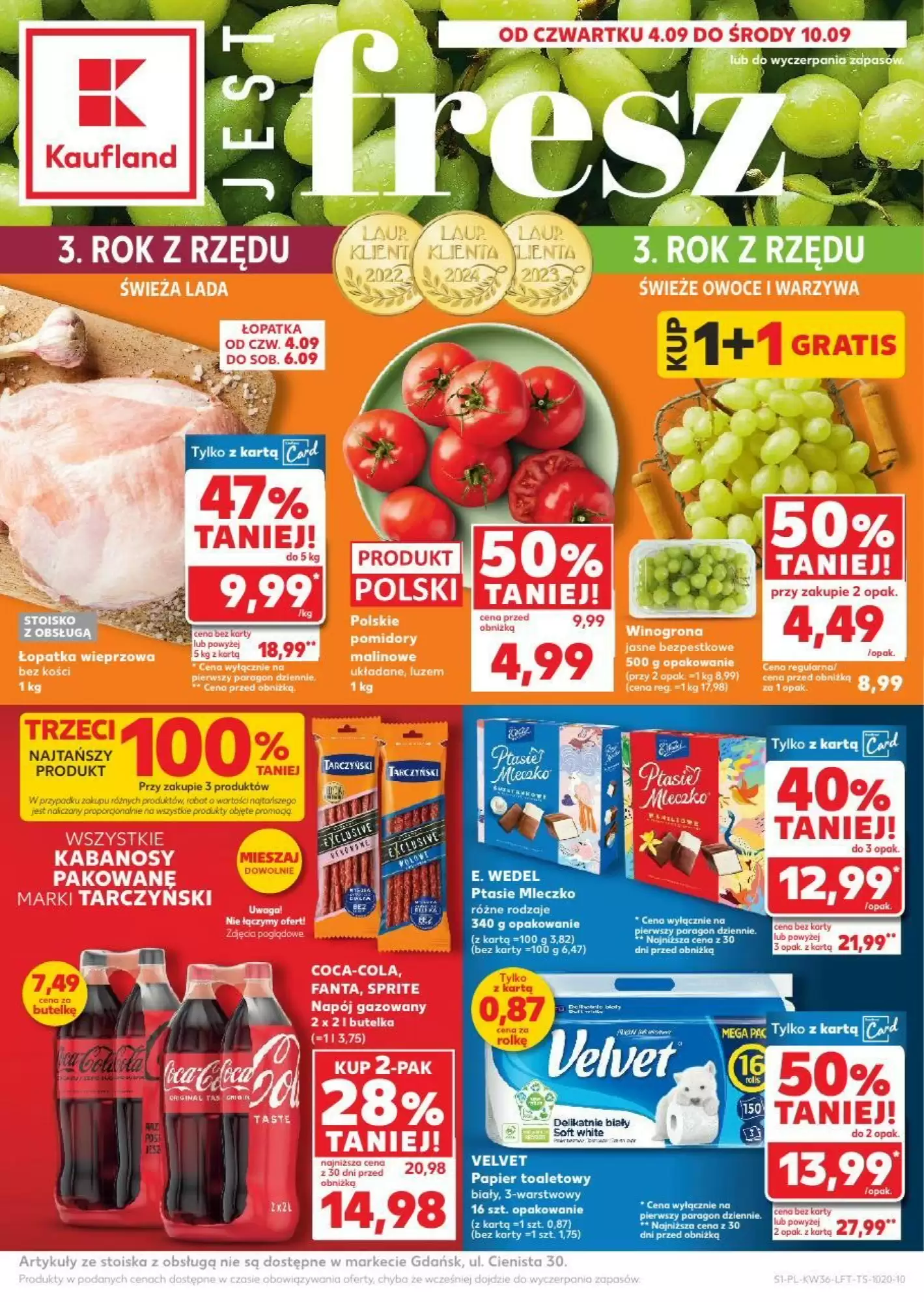 Kaufland Gazetka 04.09.2025 - 10.09.2025