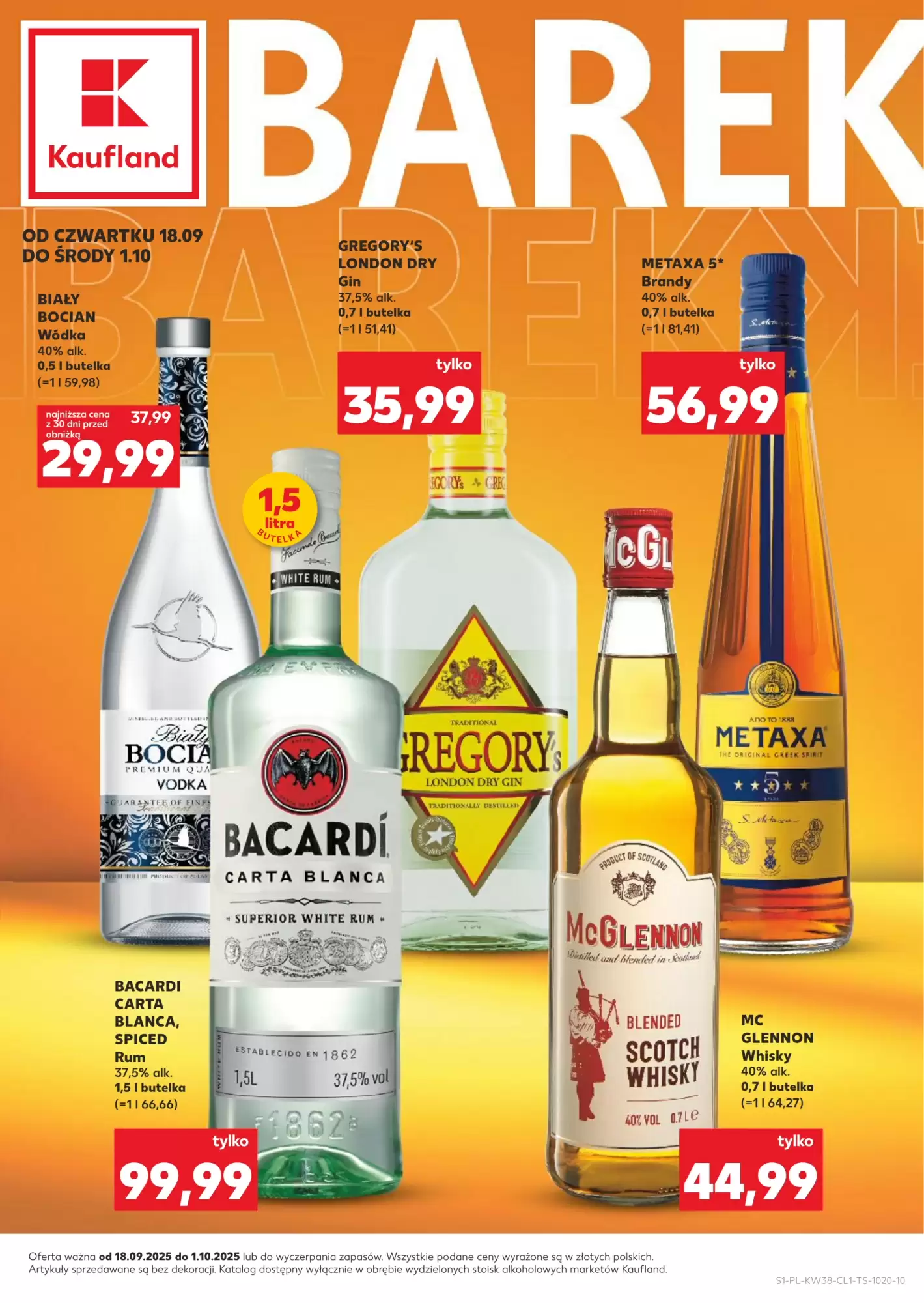 Kaufland Gazetka 18.09.2025 - 01.10.2025