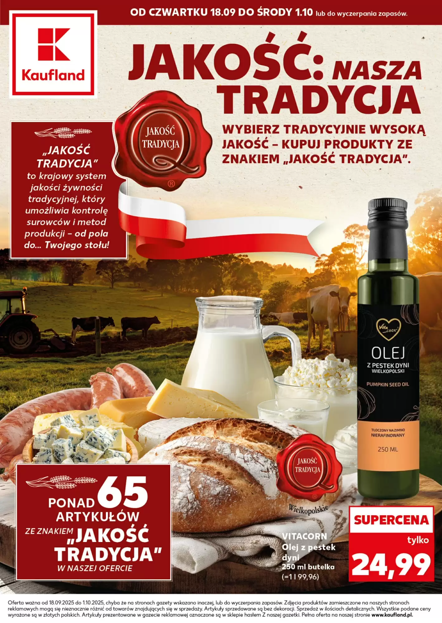 Kaufland Gazetka 18.09.2025 - 01.10.2025