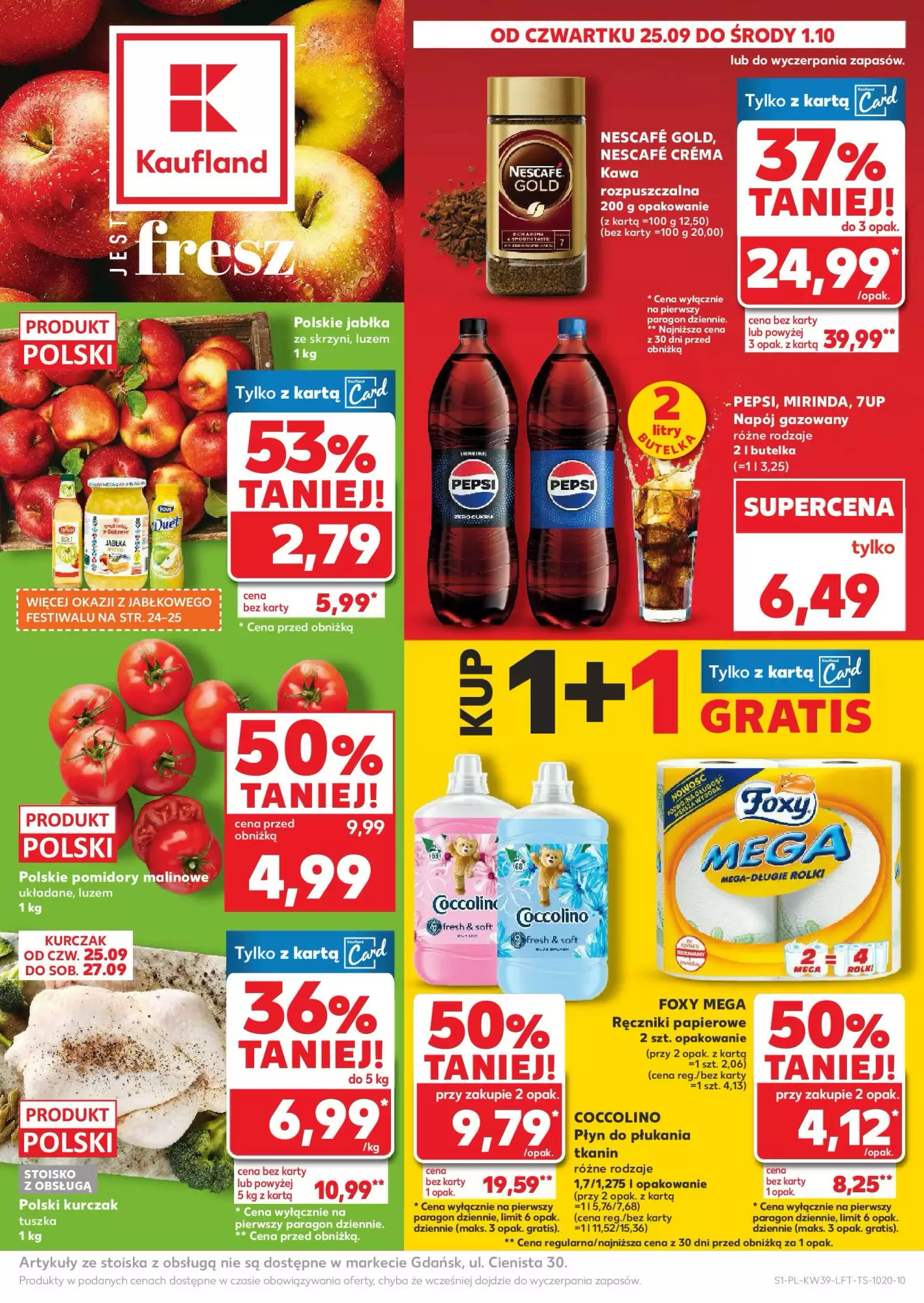 Kaufland Gazetka 25.09.2025 - 01.10.2025